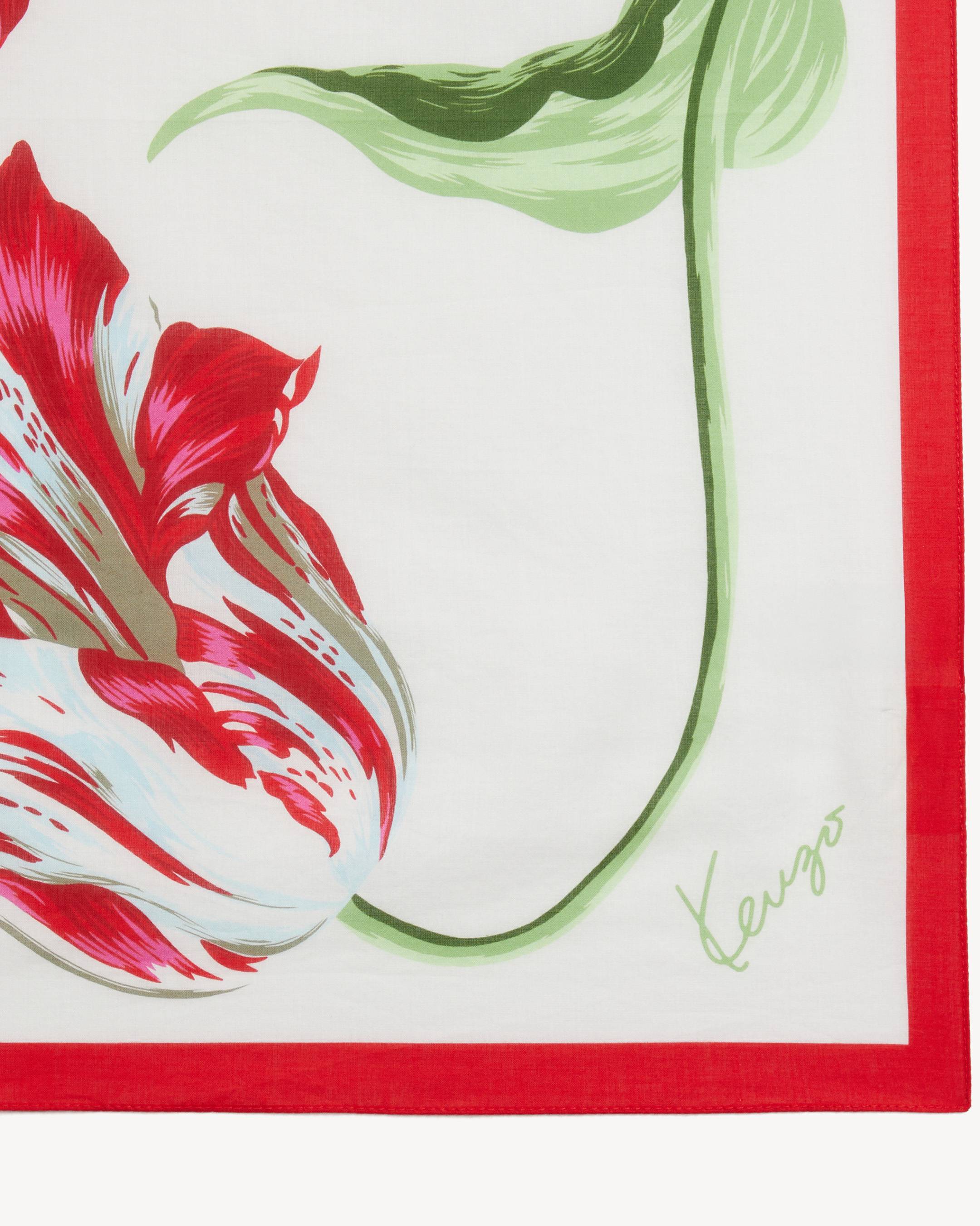 Bandana 'KENZO Tulip' en coton l&eacute;ger