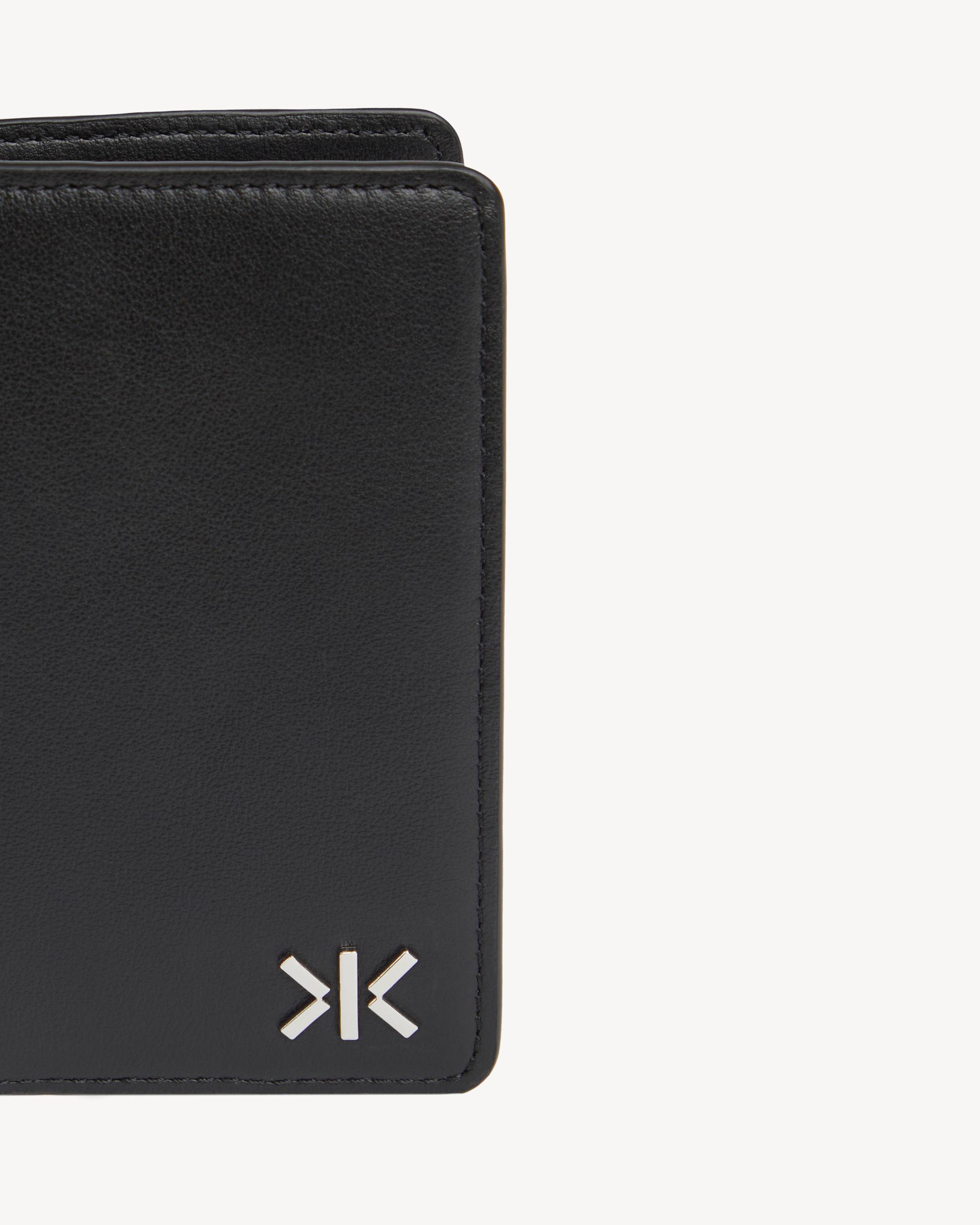 'KENZO Double K' フォールド ウォレット イン レザー