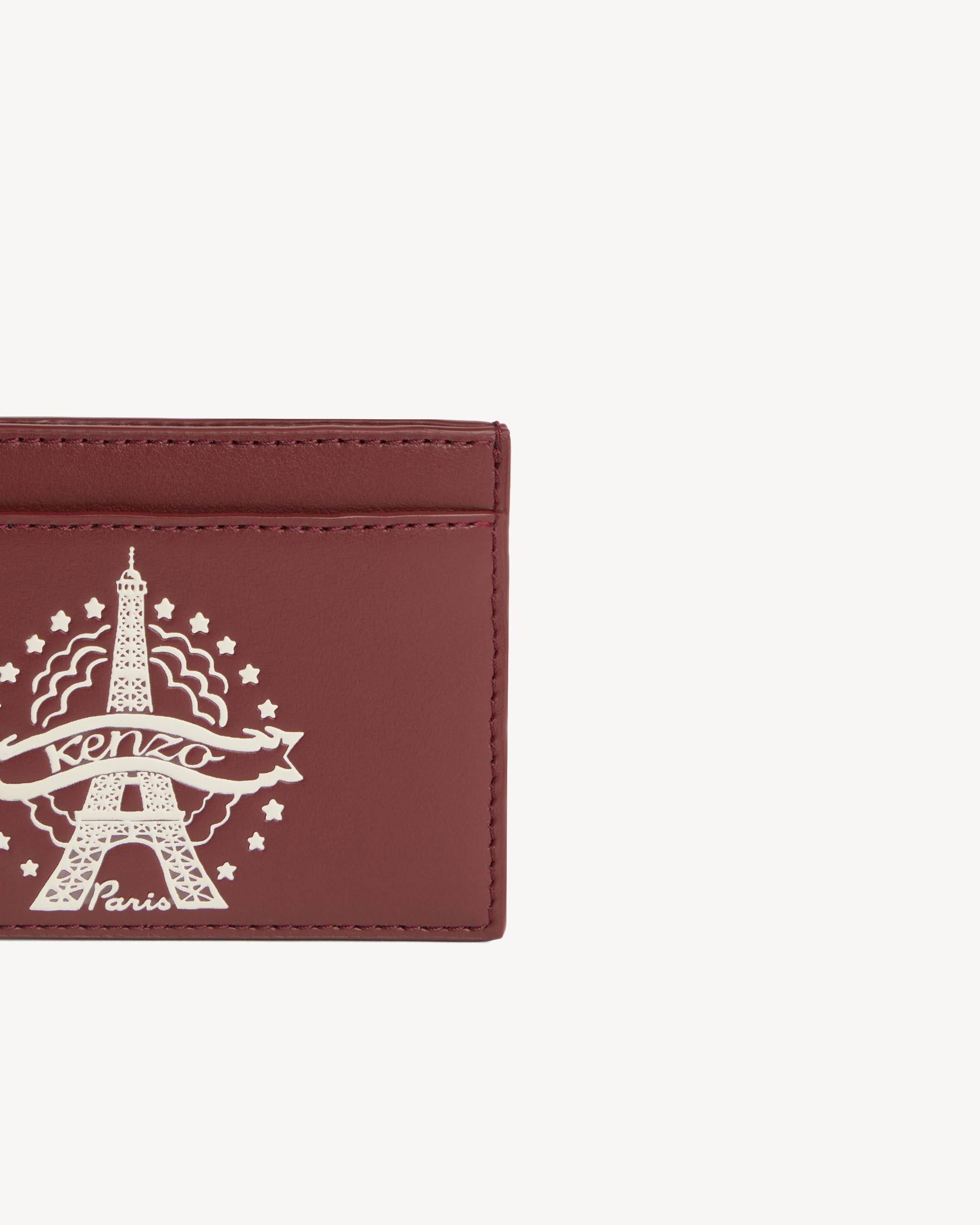 Tarjetero de piel 'KENZO Eiffel Tower Design'