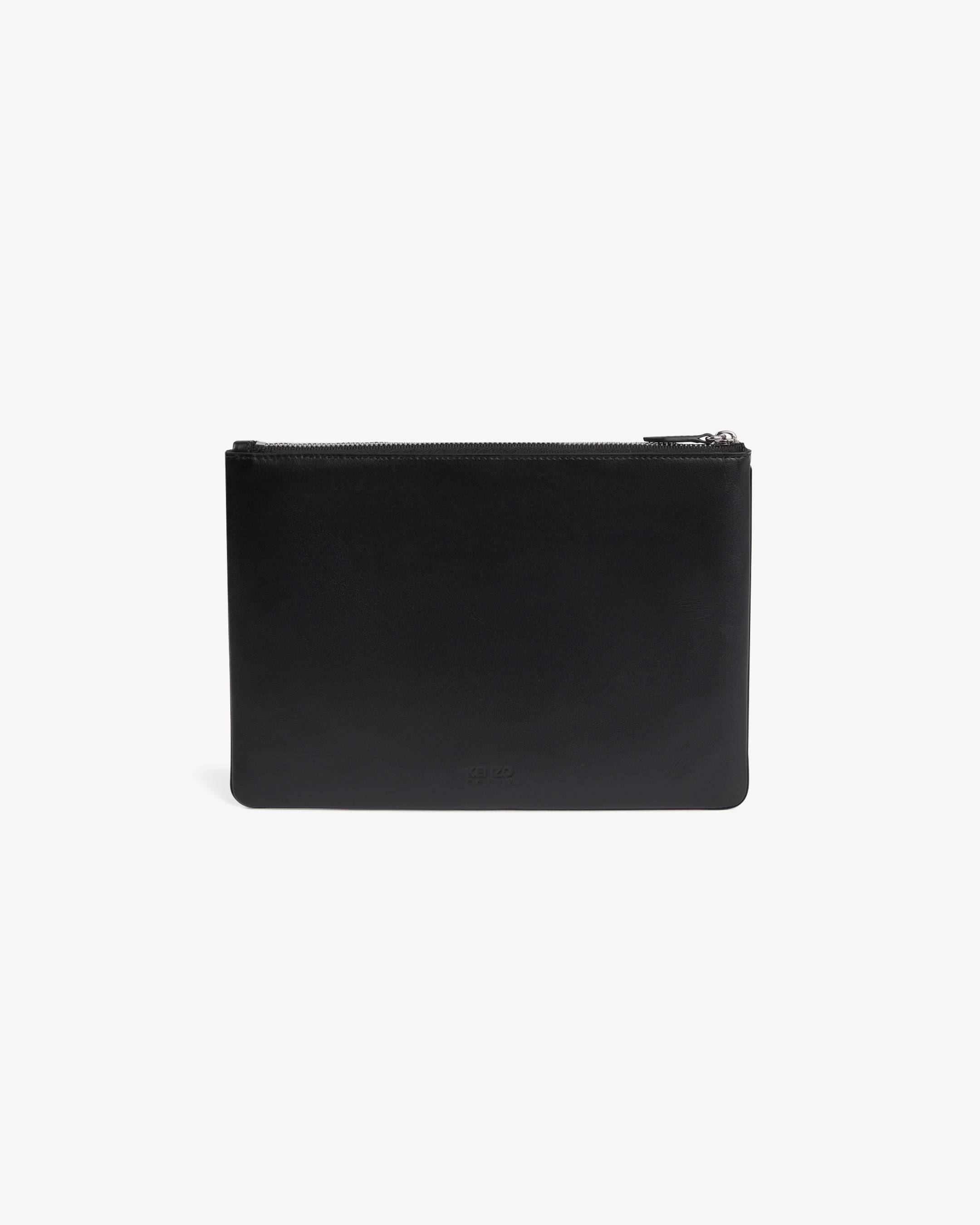 'KENZO Tulip' pouch in leather