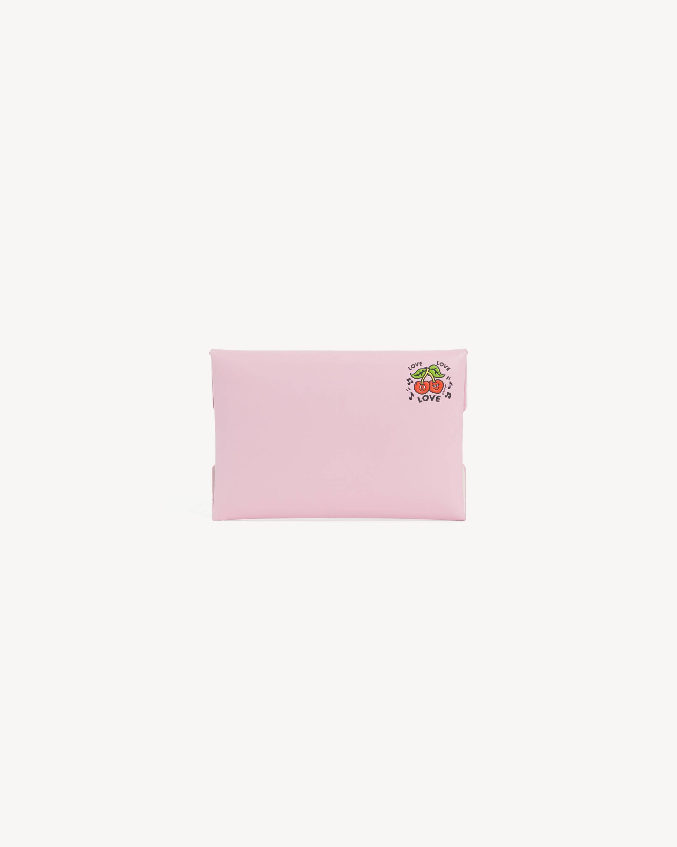 Pochette 'Kenzo Loves' en cuir