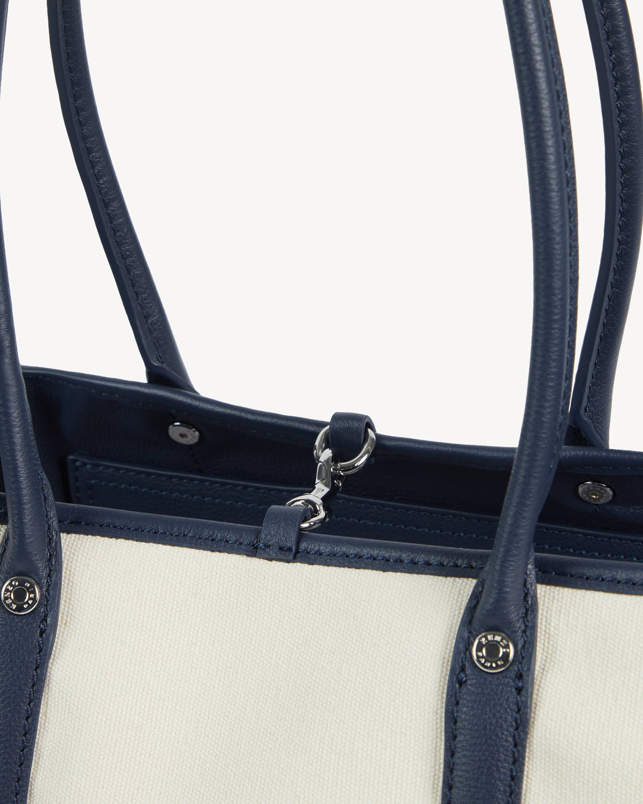 'KENZO Utility' reversible shoulder bag in canvas and leather