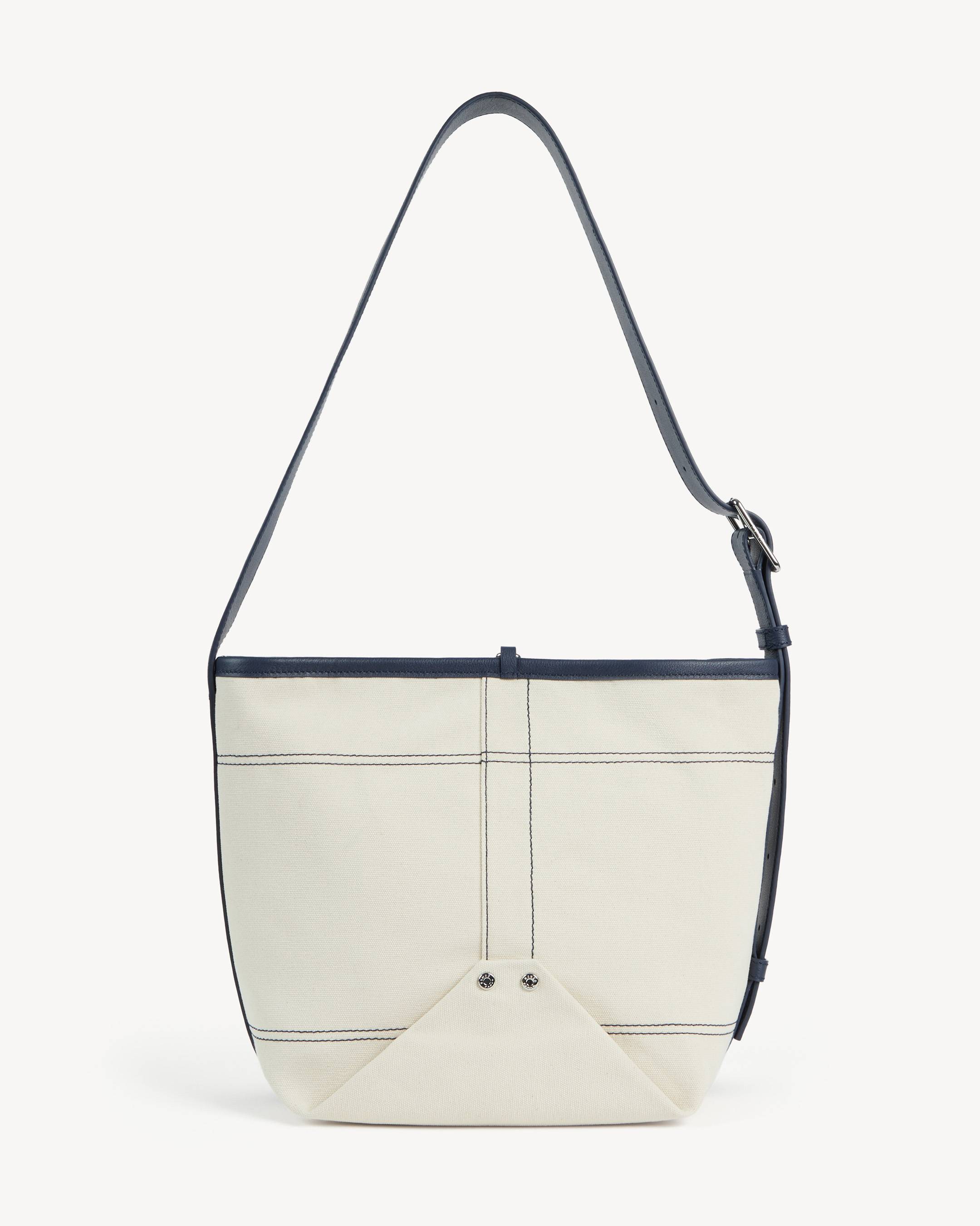 'KENZO Utility' reversible bucket bag in canvas and leather