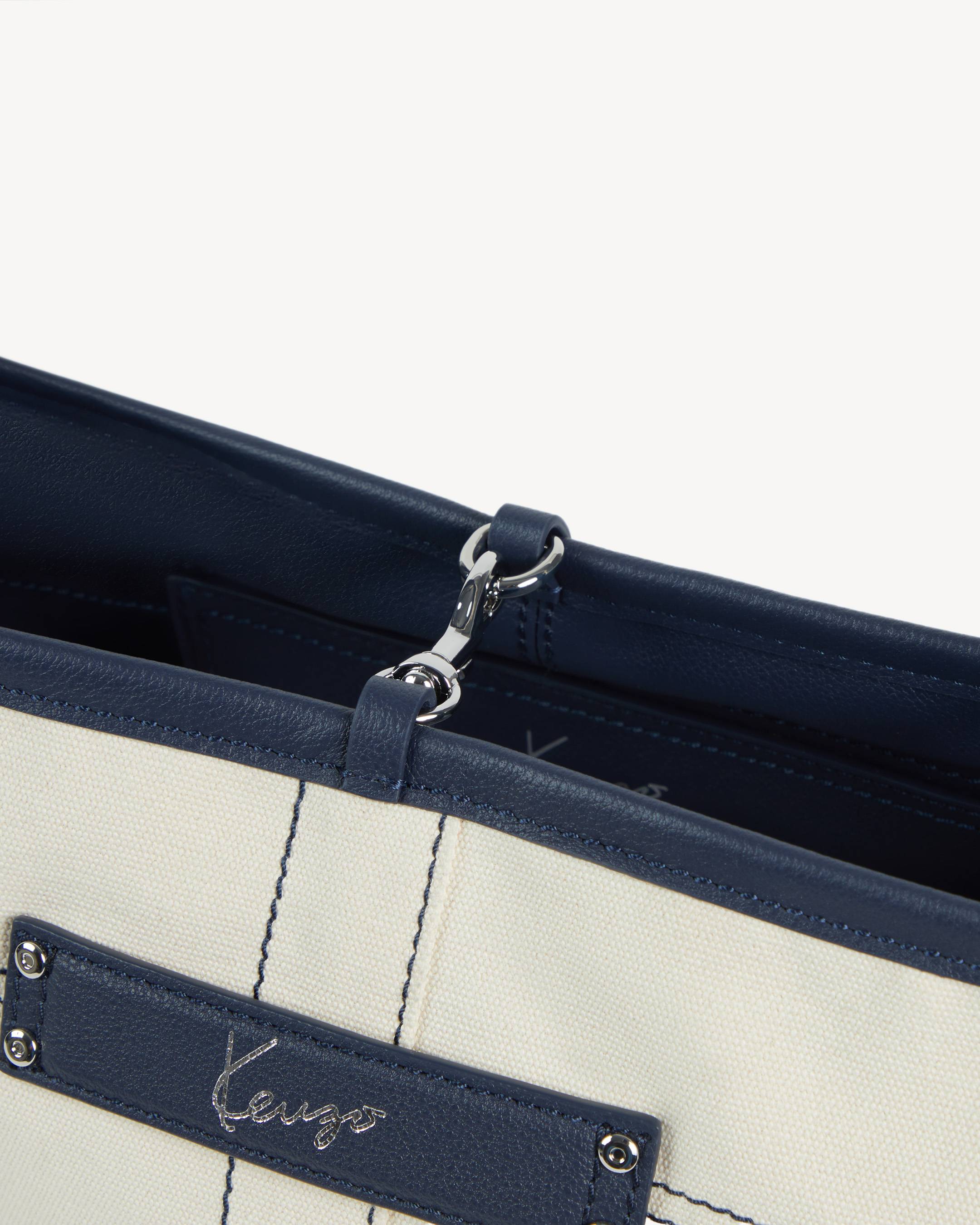 'KENZO Utility' reversible bucket bag in canvas and leather