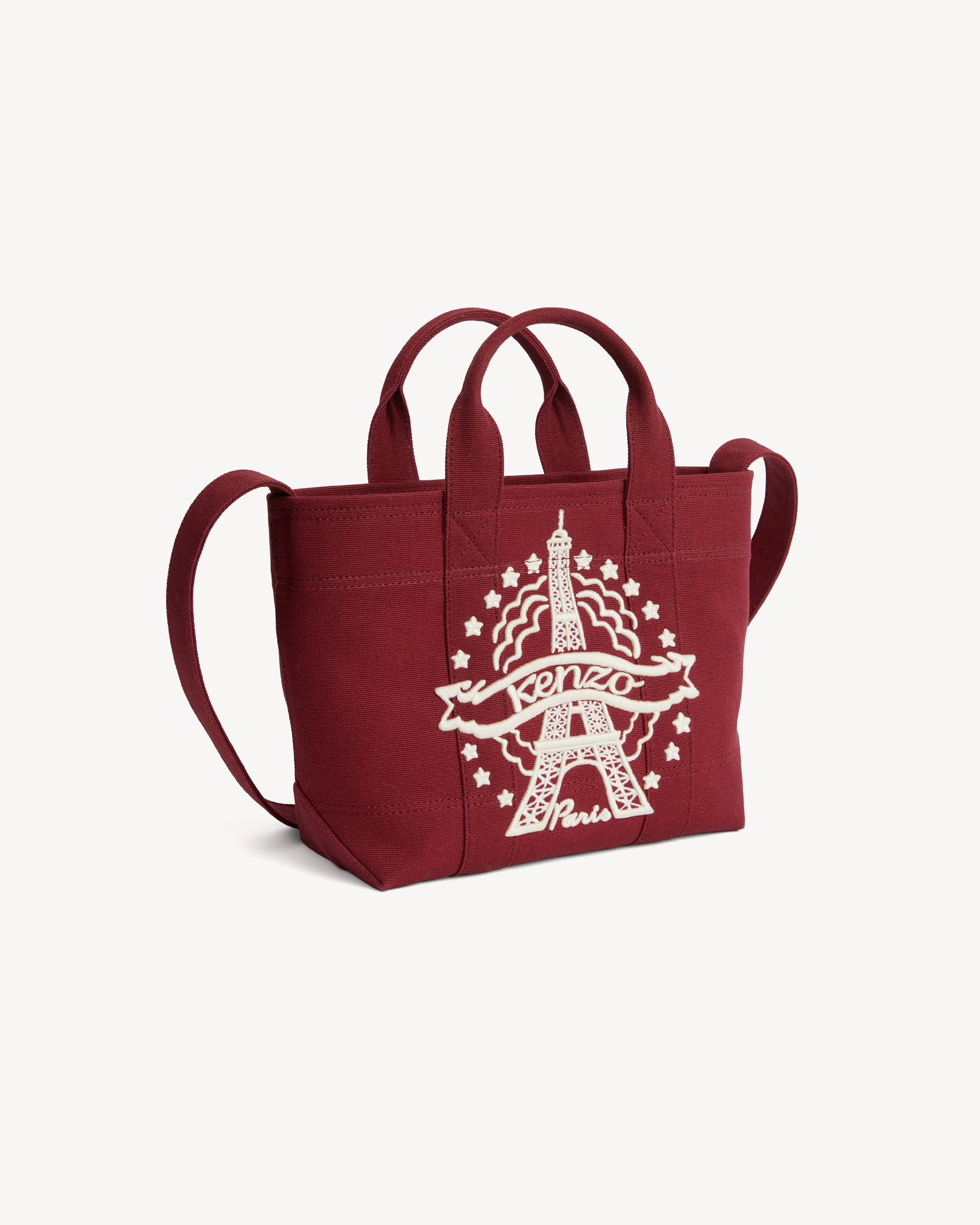 Bolso tote peque&ntilde;o de lona 'KENZO Eiffel Tower Design'