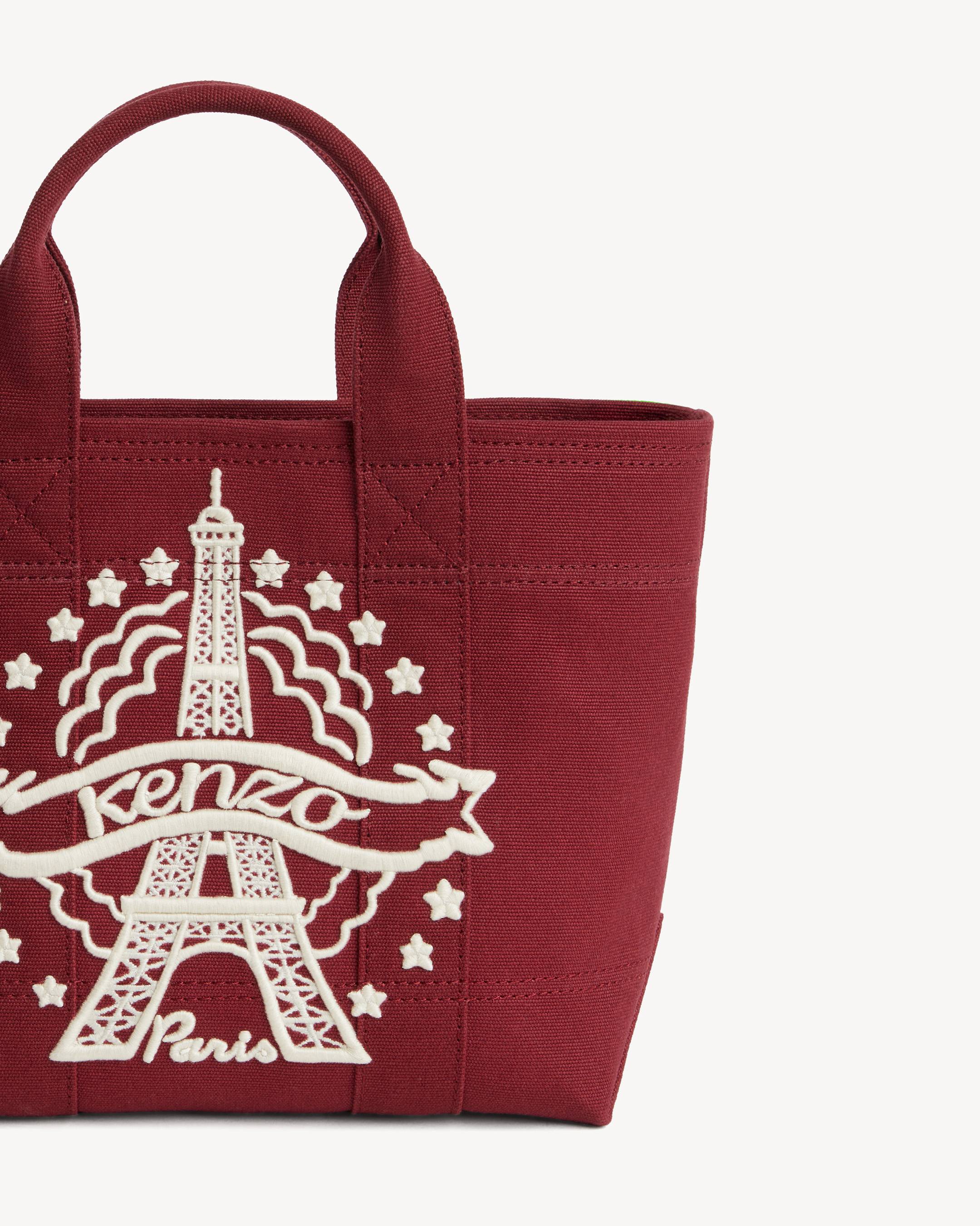 Bolso tote peque&ntilde;o de lona 'KENZO Eiffel Tower Design'
