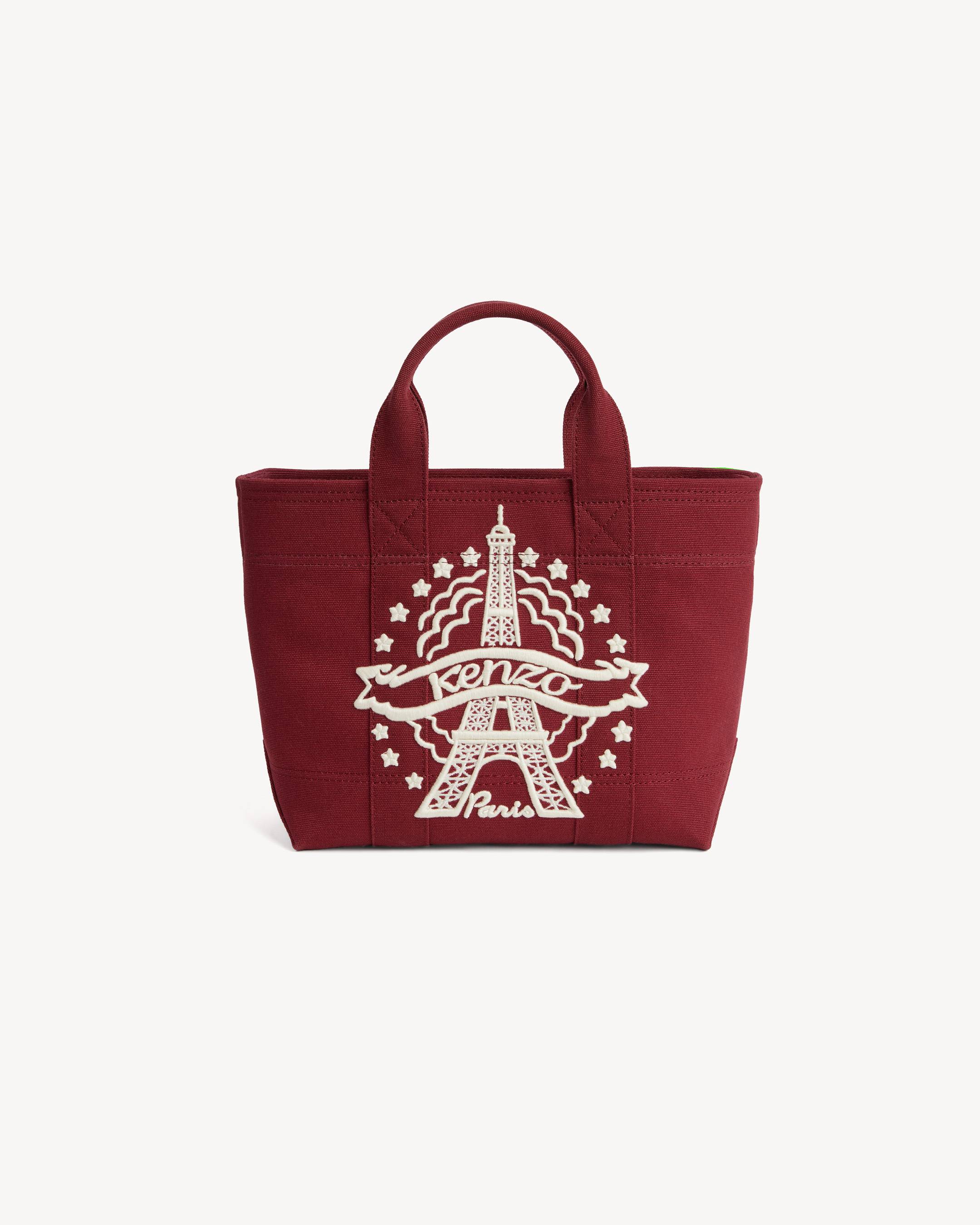 Bolso tote peque&ntilde;o de lona 'KENZO Eiffel Tower Design'