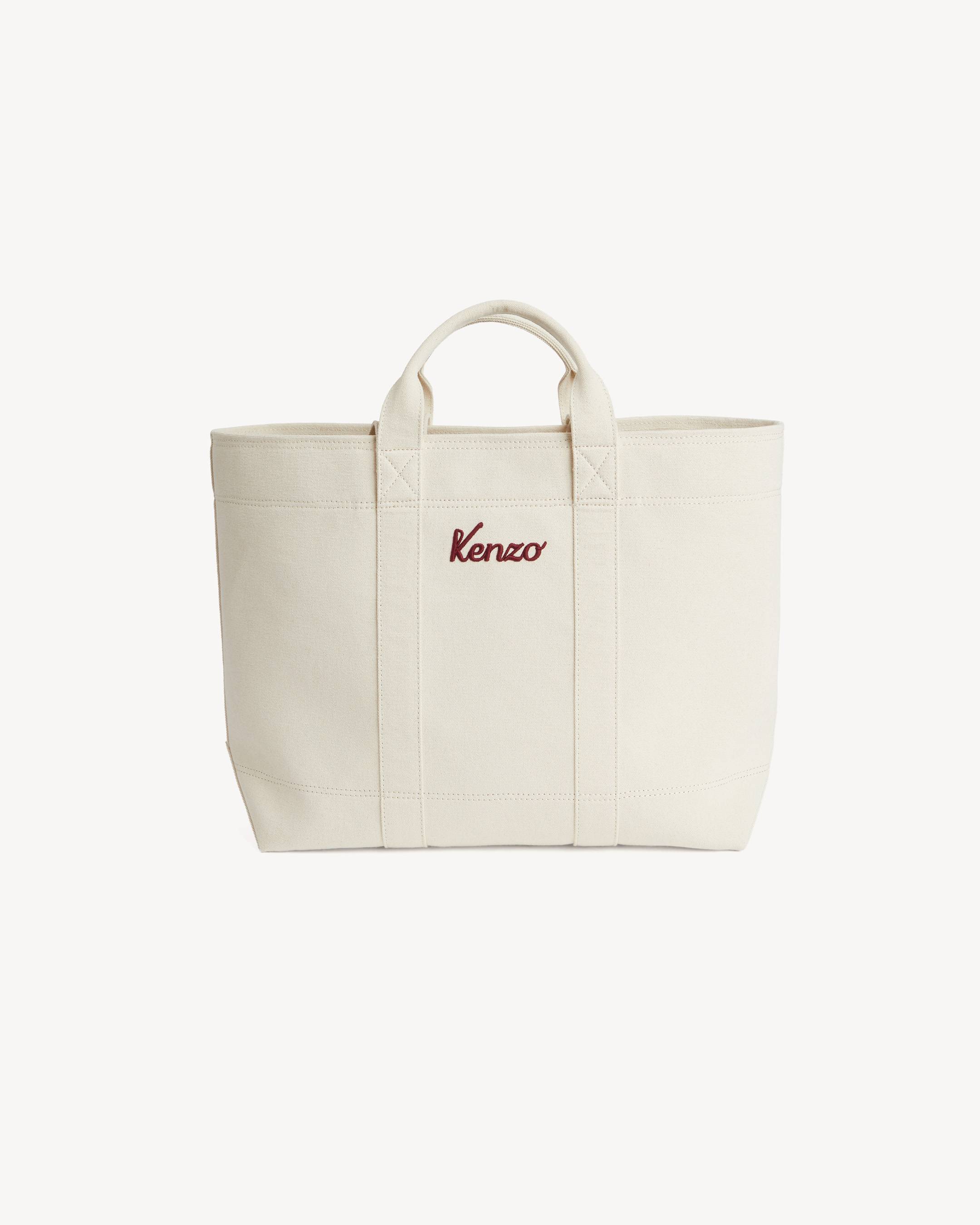 Bolso tote grande de lona 'KENZO Eiffel Tower Design'