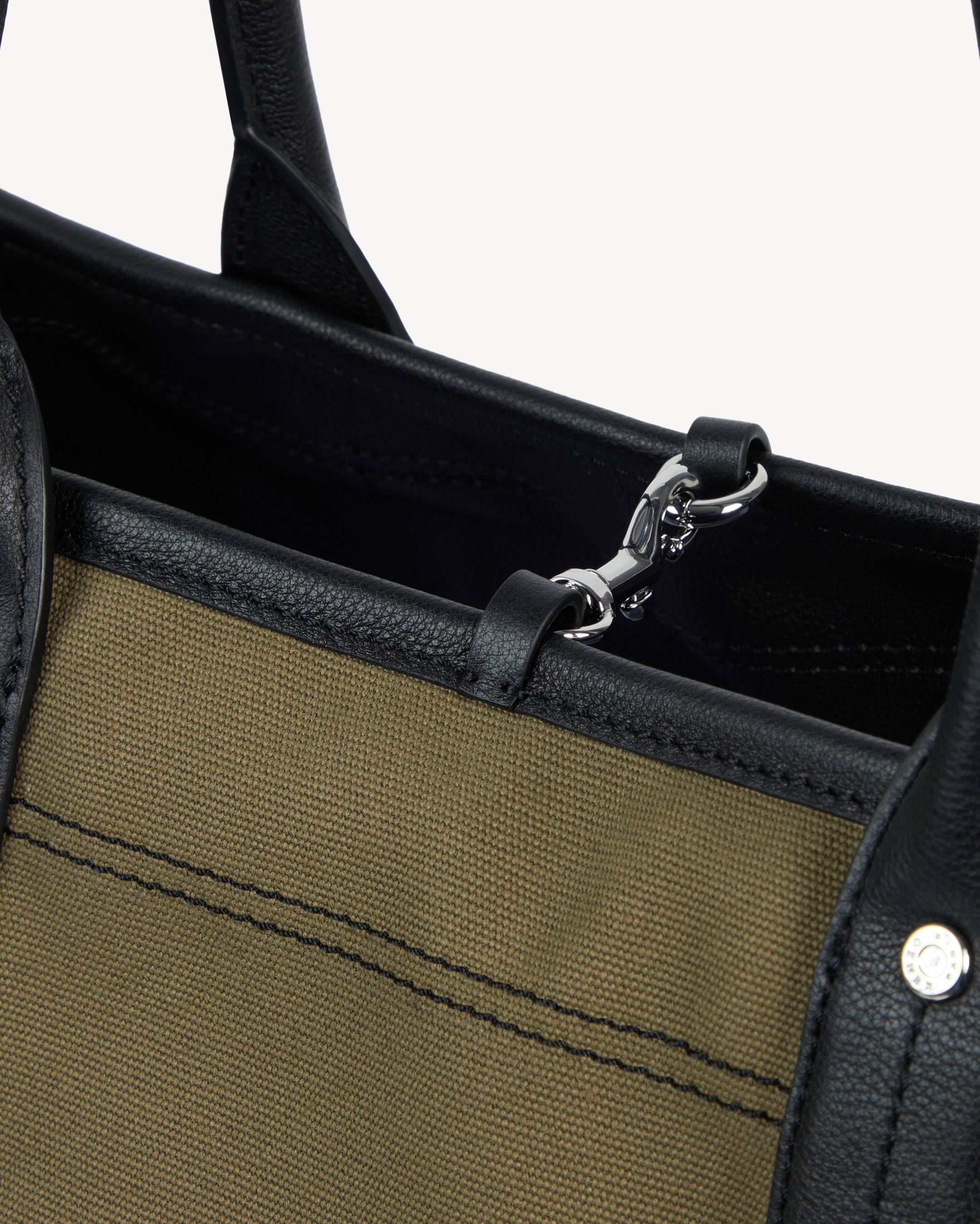 'KENZO Utility' reversible large tote bag in canvas and leather