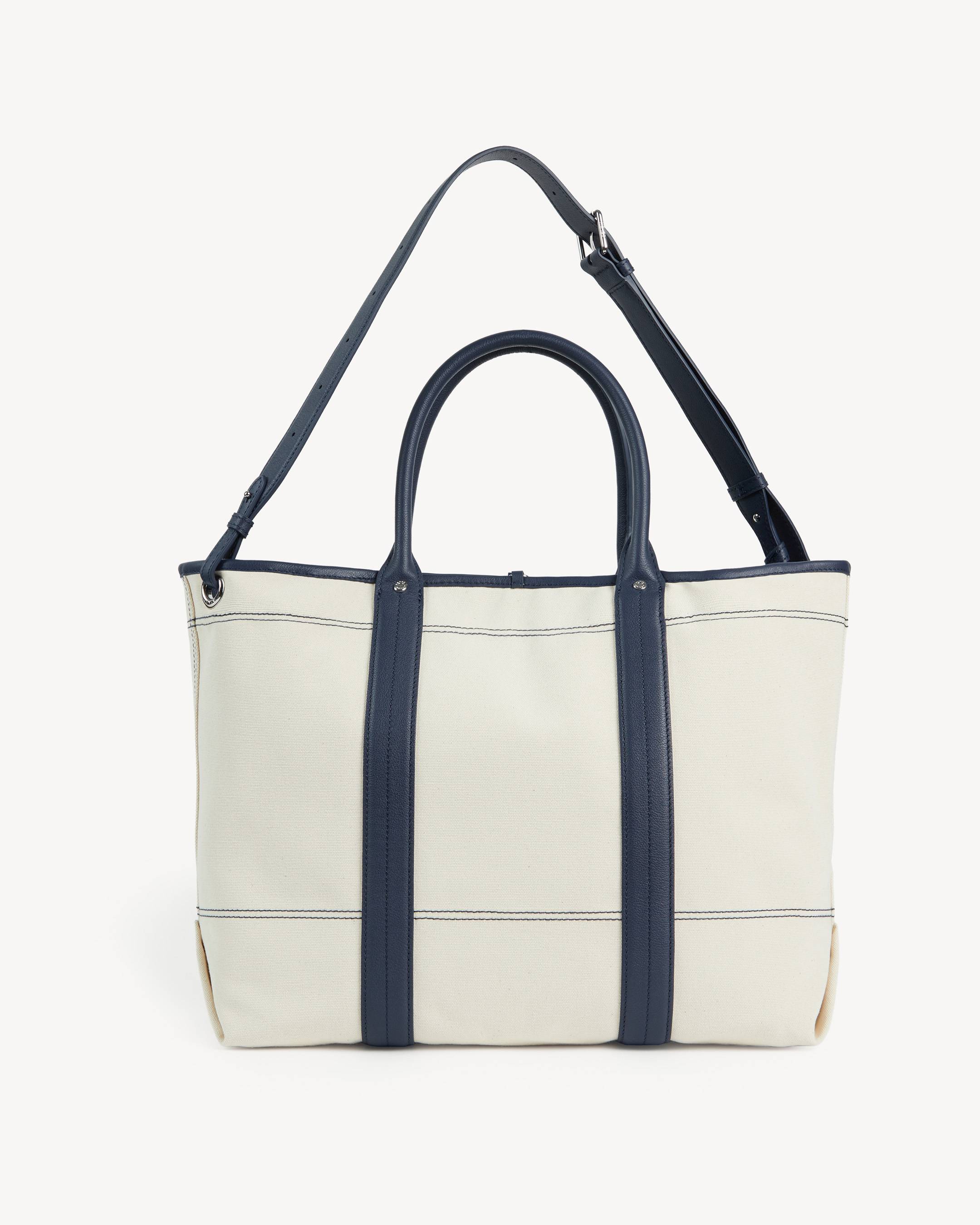 'KENZO Utility' reversible large tote bag in canvas and leather