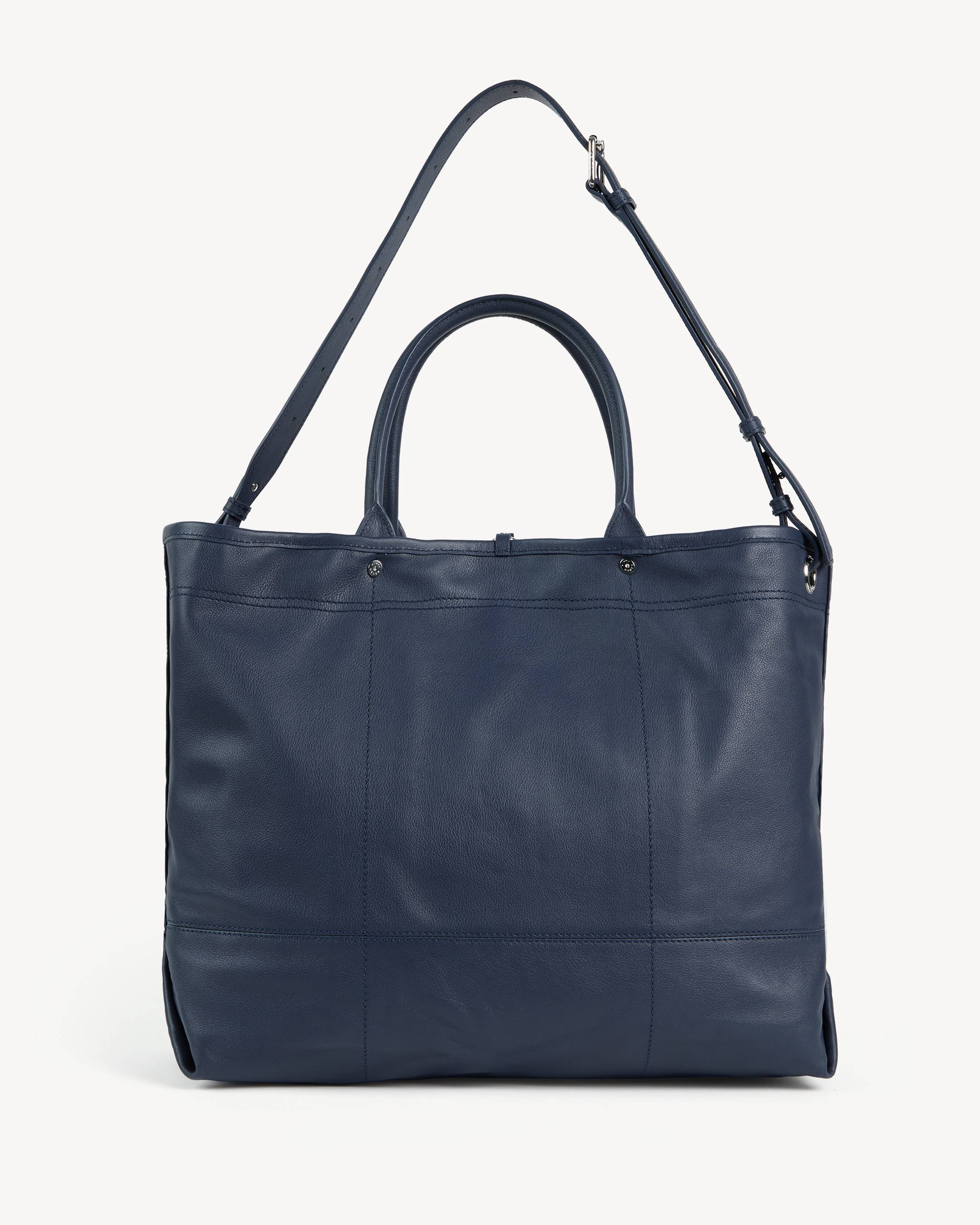 KENZO Utility' reversible large tote bag in canvas and leather | KENZO