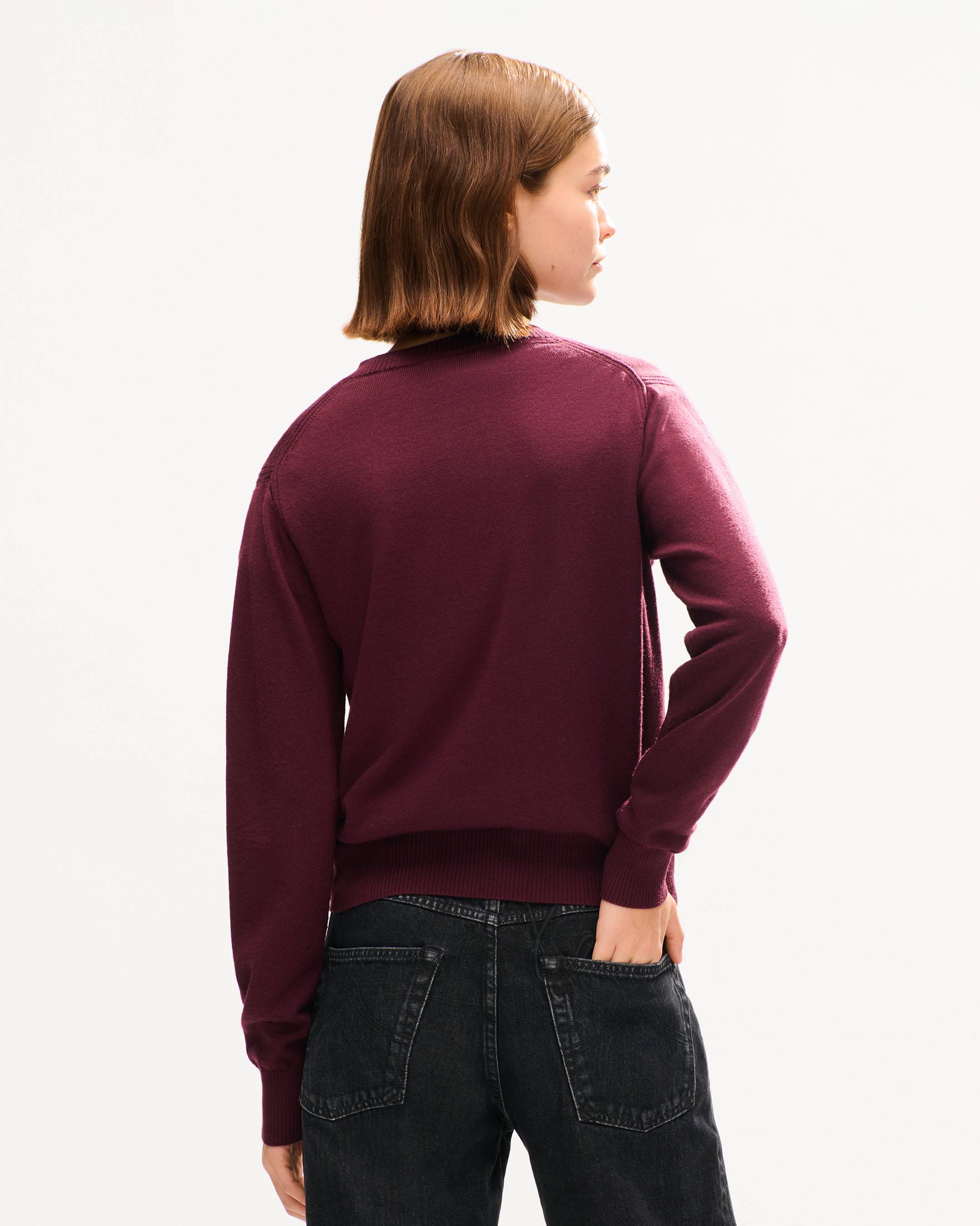 Cardigan in lana merino 'KENZO Signature'