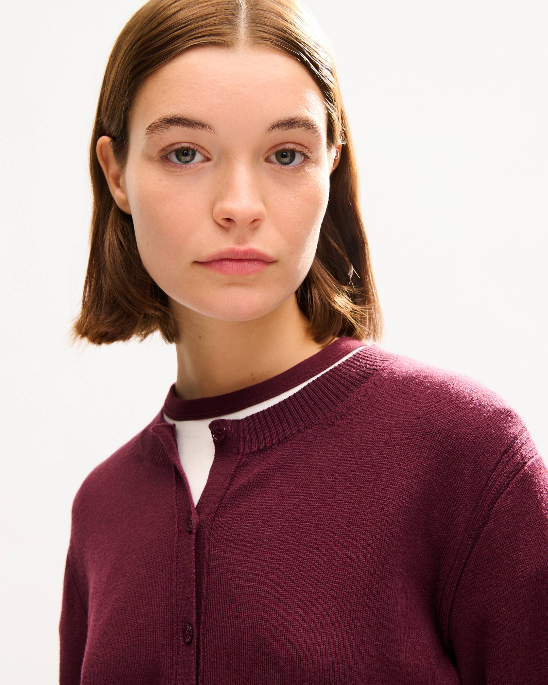 Cardigan in lana merino 'KENZO Signature'