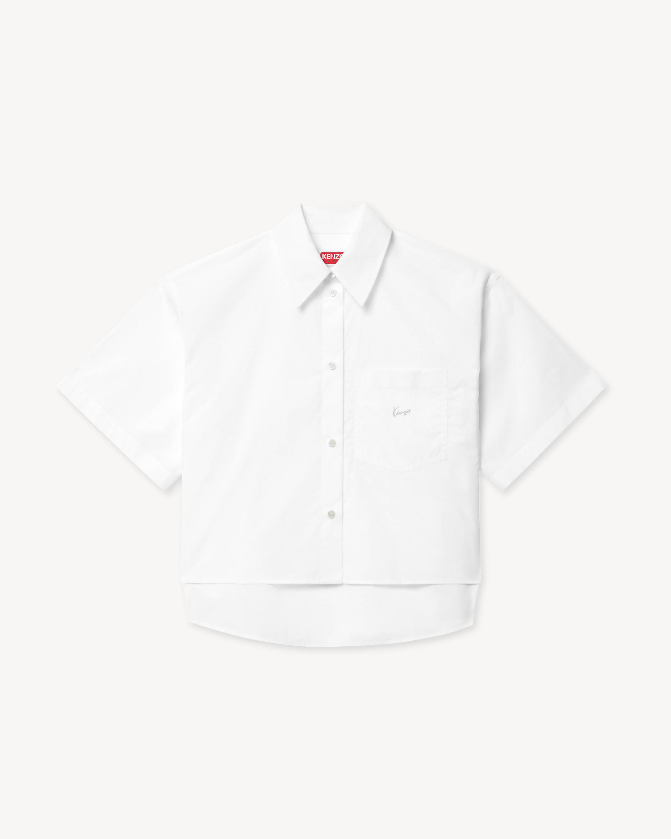 'KENZO Signature' short sleeve shirt in cotton
