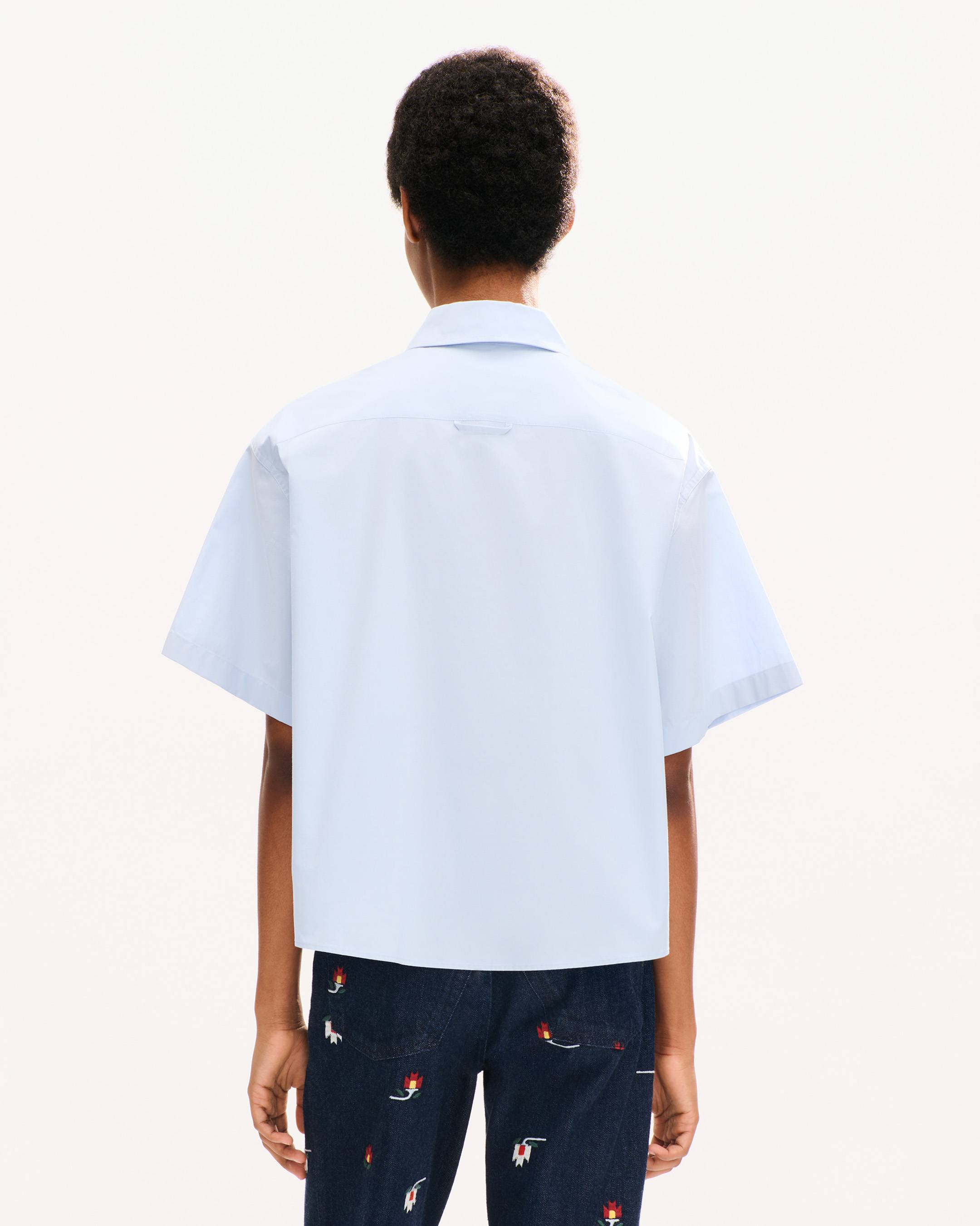 'KENZO Signature' short sleeve shirt in cotton