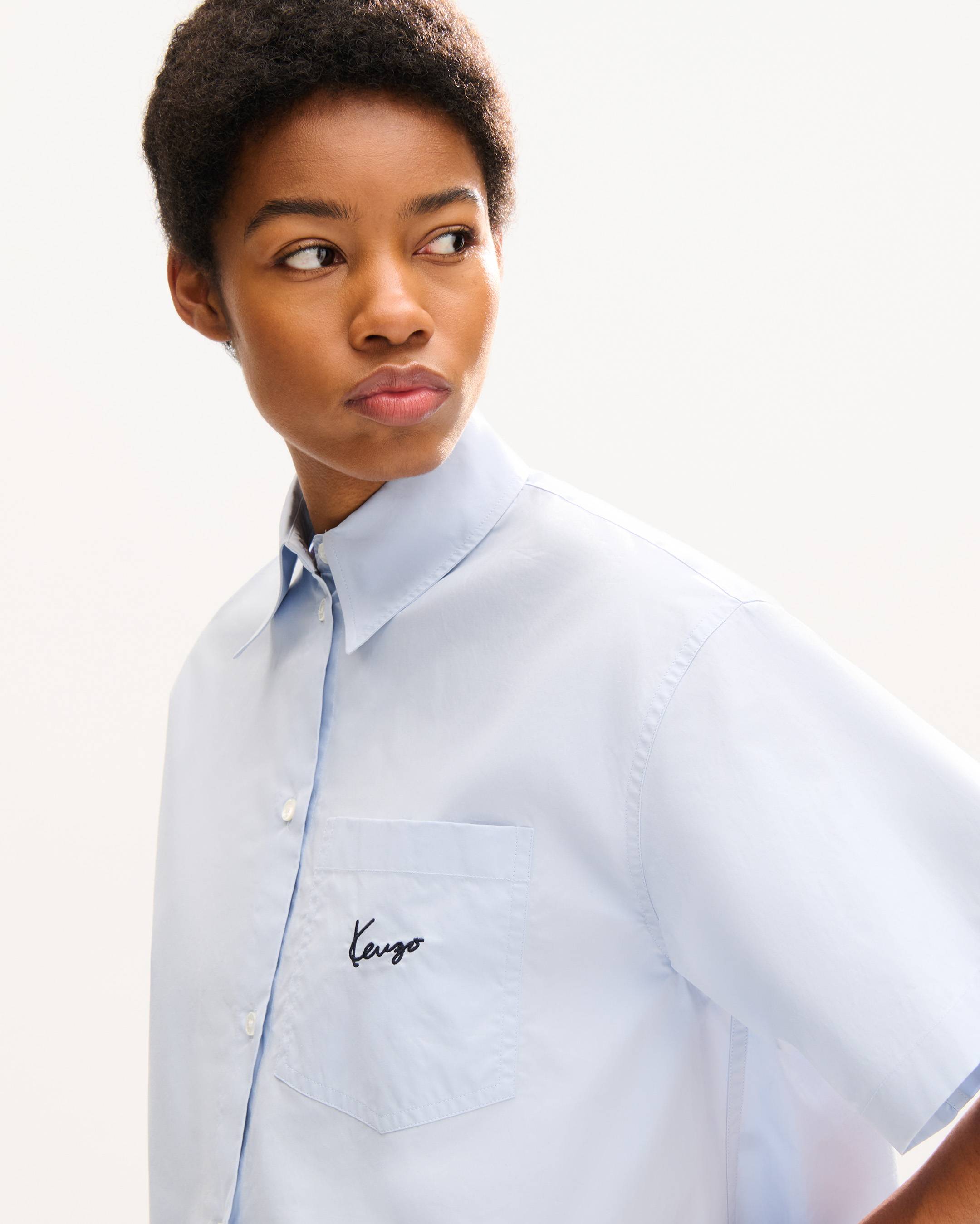 'KENZO Signature' short sleeve shirt in cotton