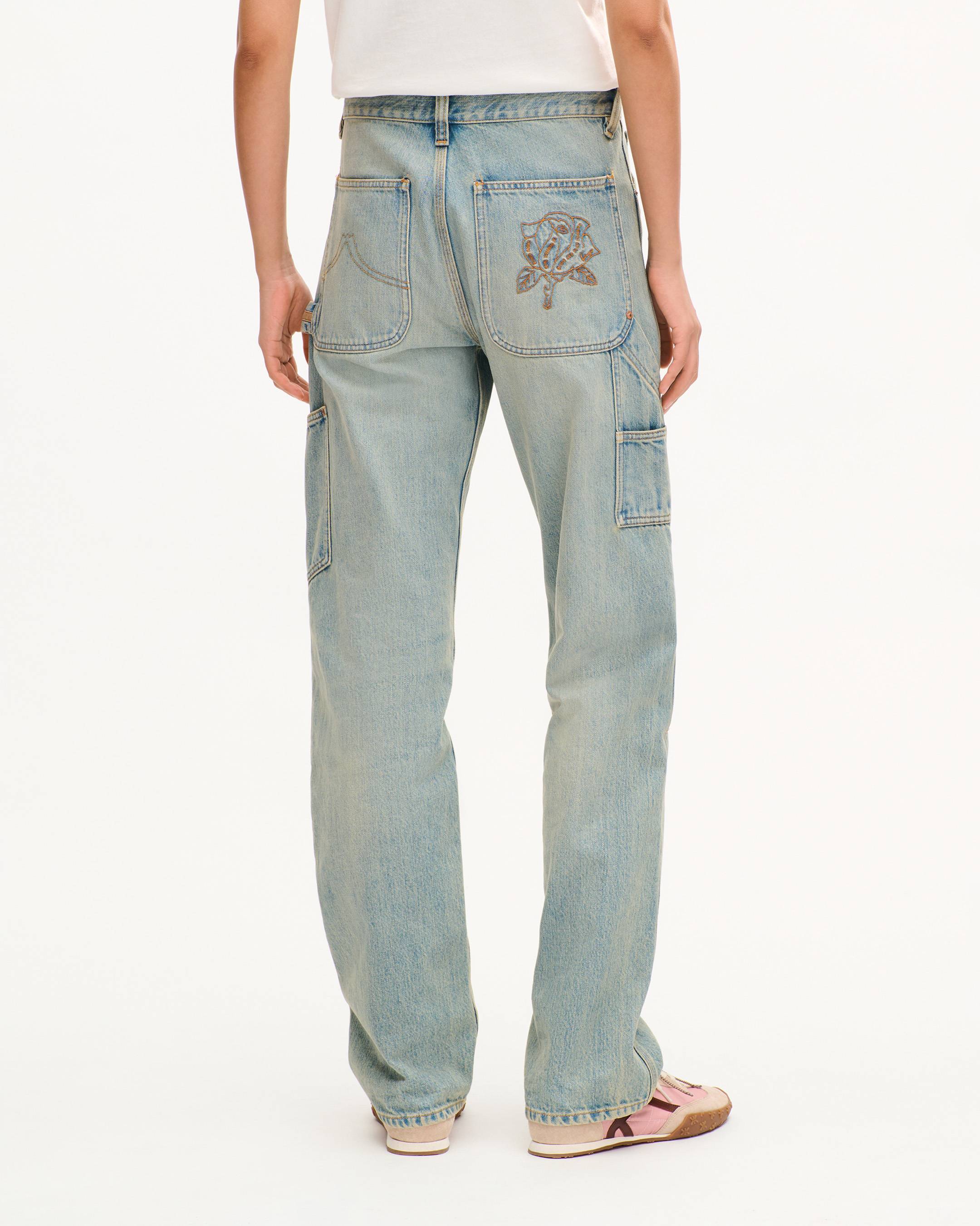 'KENZO Work And Play' carpenter pants in japanese denim
