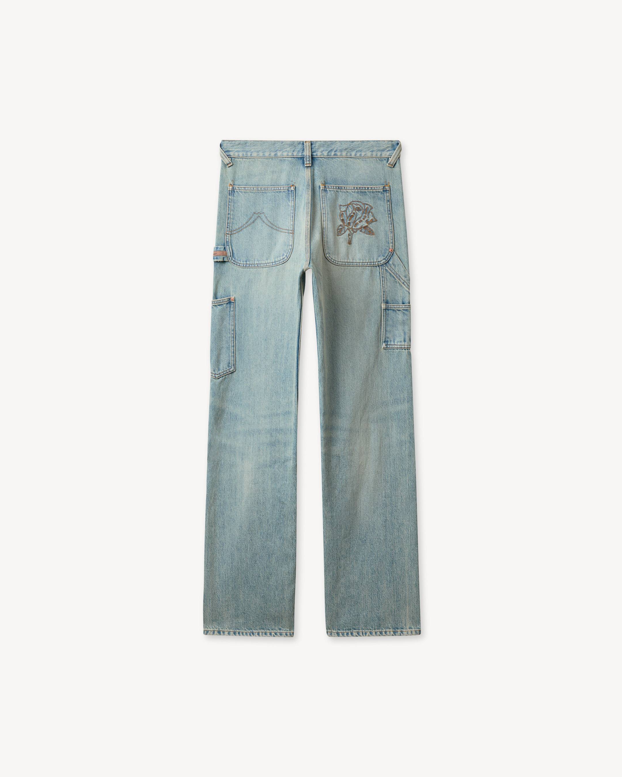 'KENZO Work And Play' carpenter pants in japanese denim