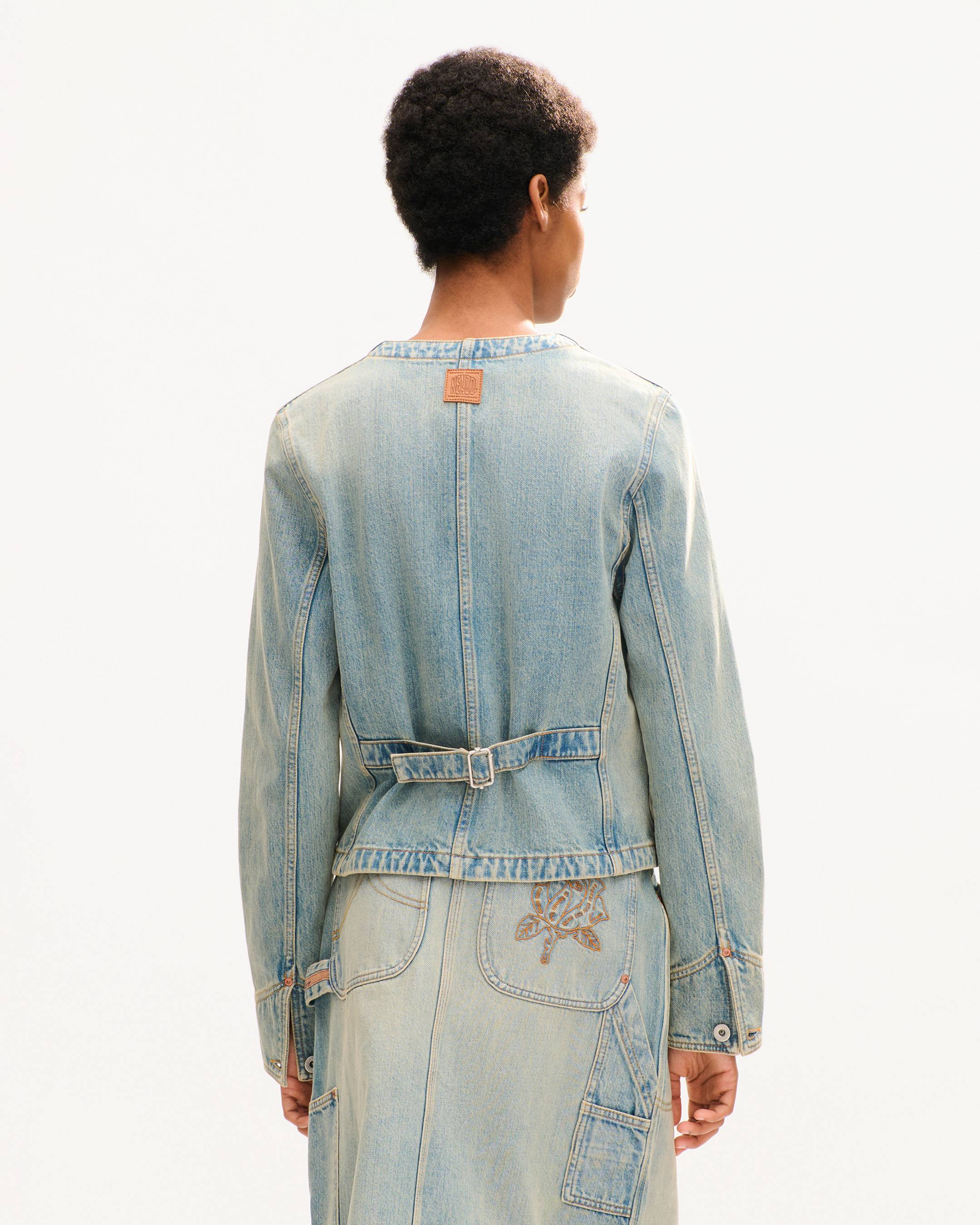 'KENZO Work And Play' workwear jacket in japanese denim