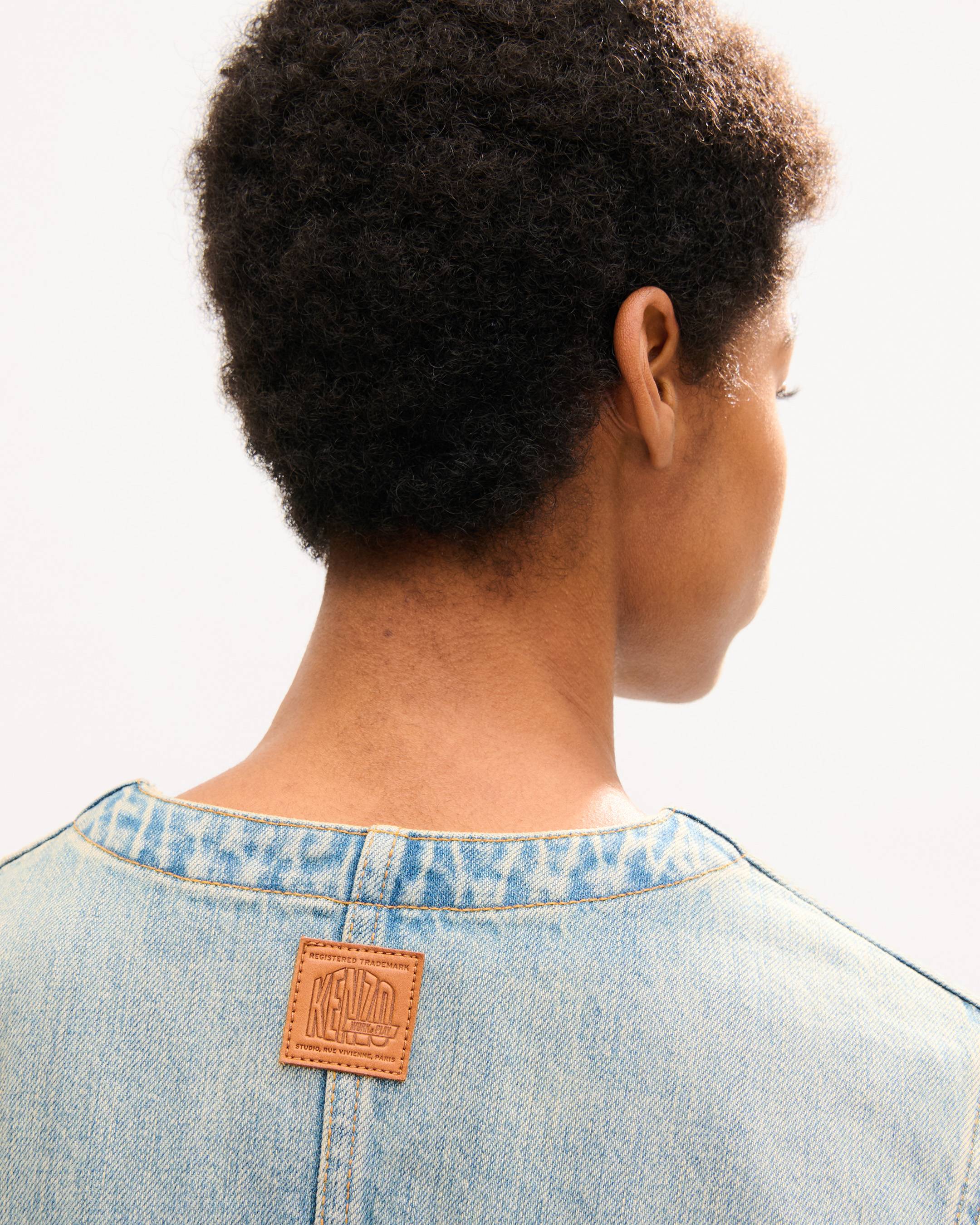 'KENZO Work And Play' workwear jacket in japanese denim