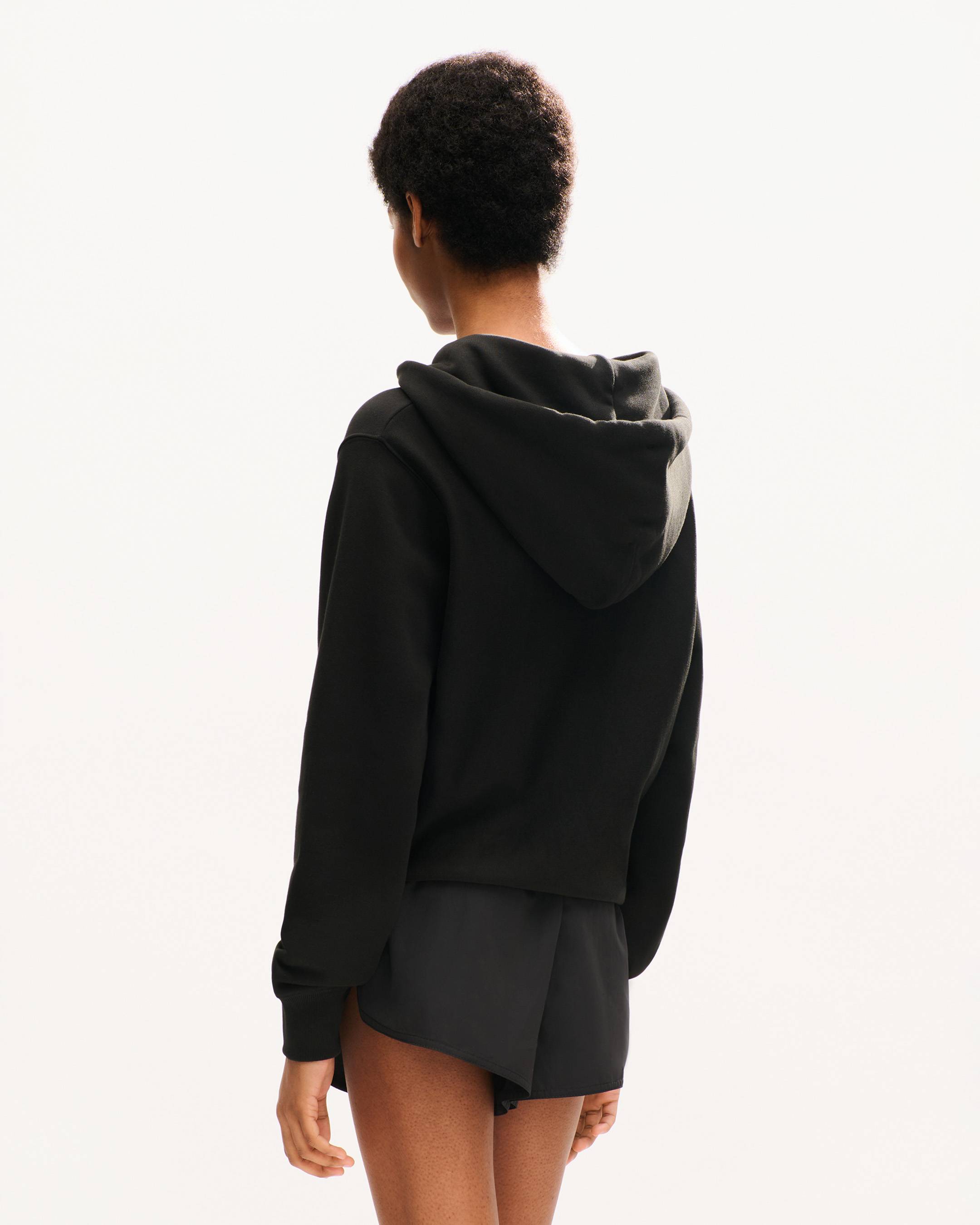 'KENZO Signature' zip up hoodie in cotton