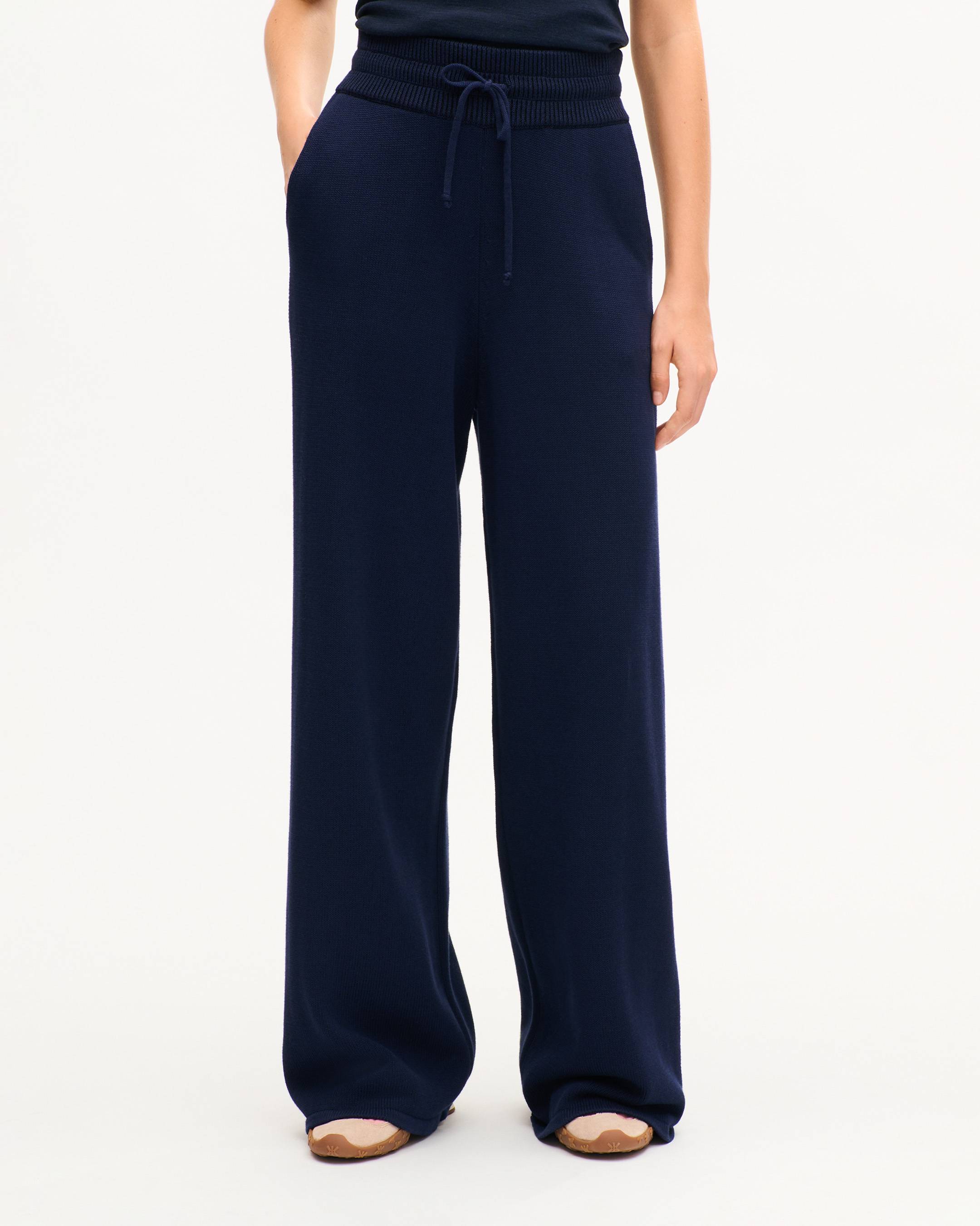 Pantalon 'KENZO Signature' en coton et laine