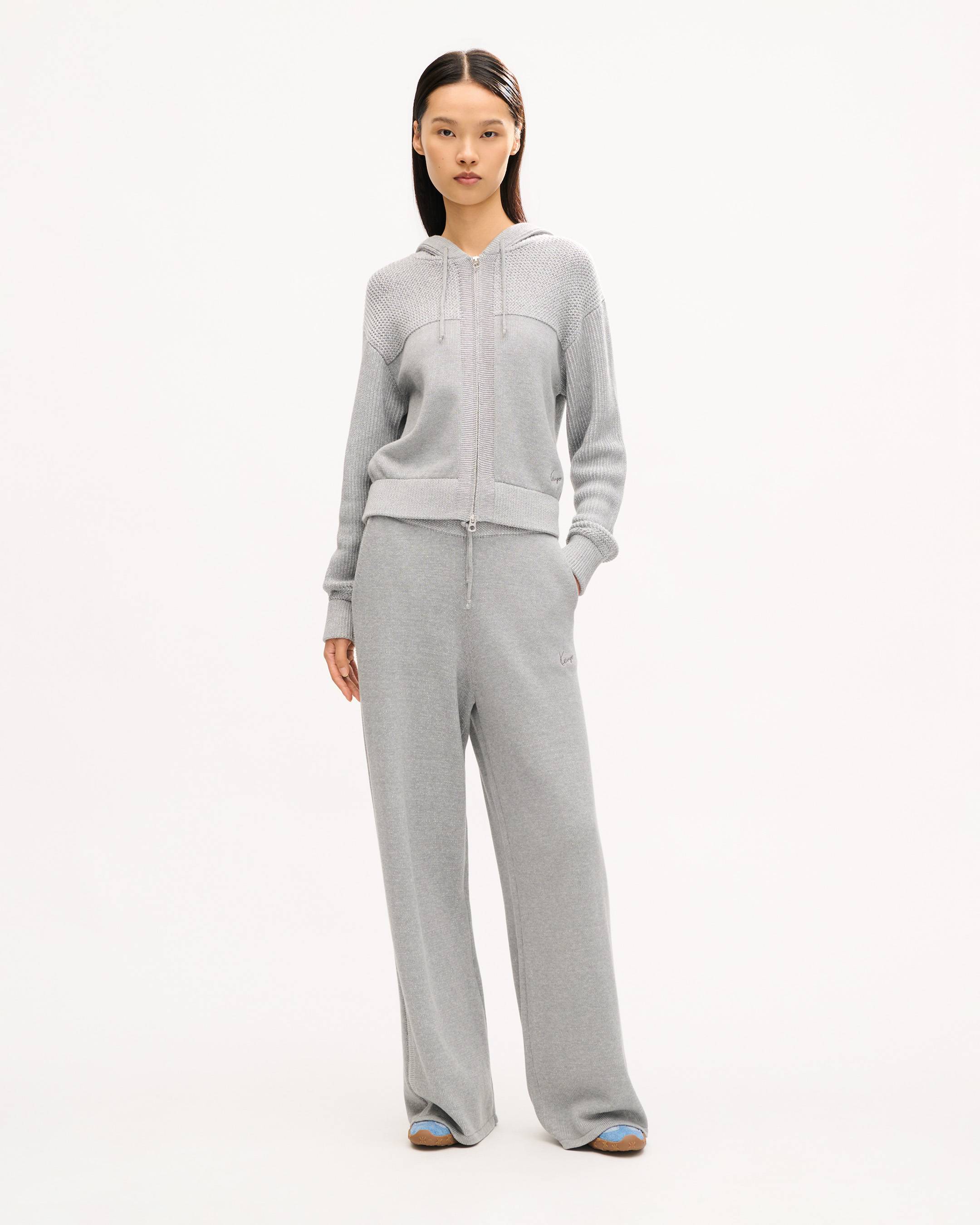 Pantalon 'KENZO Signature' en coton et laine