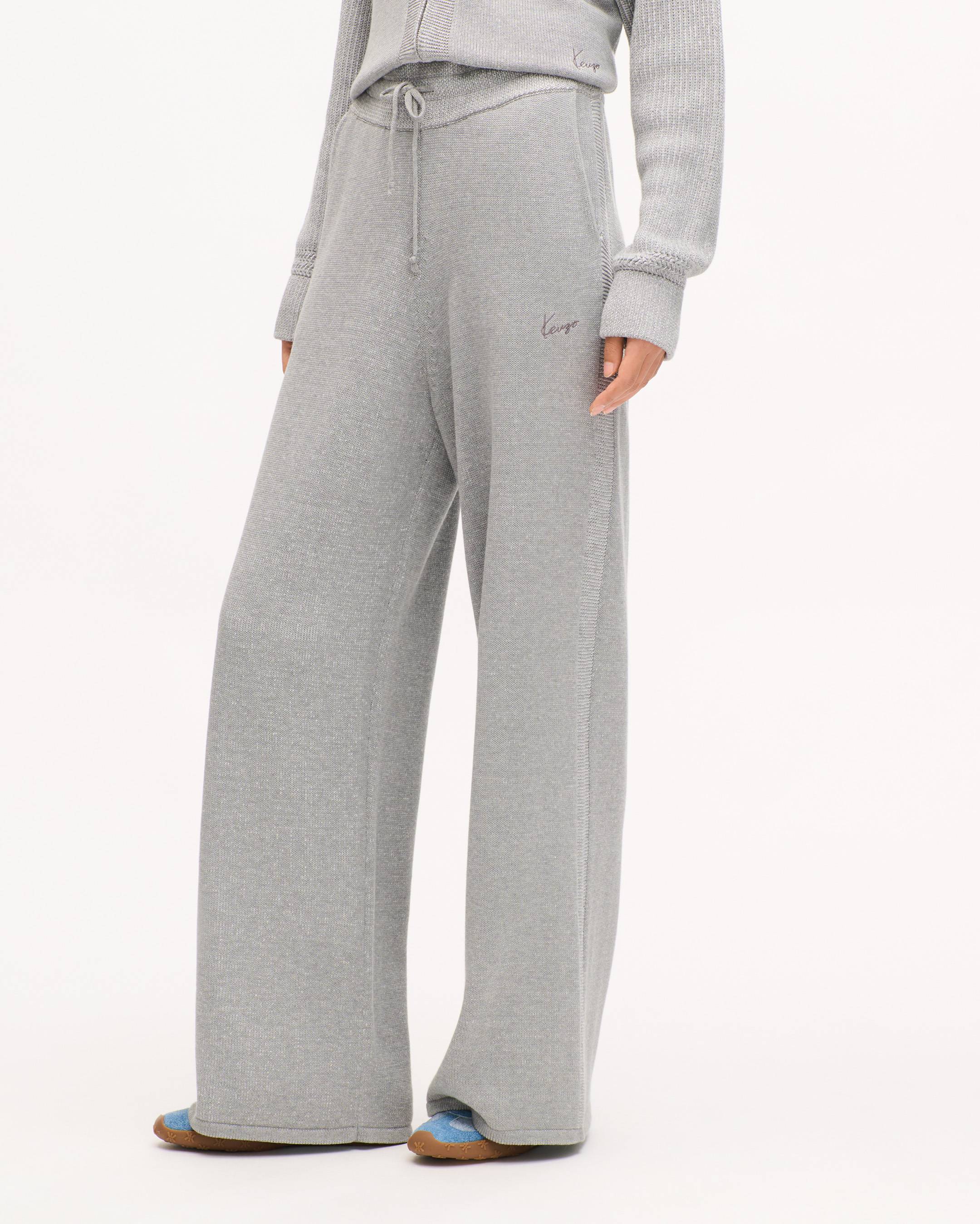 Pantalon 'KENZO Signature' en coton et laine