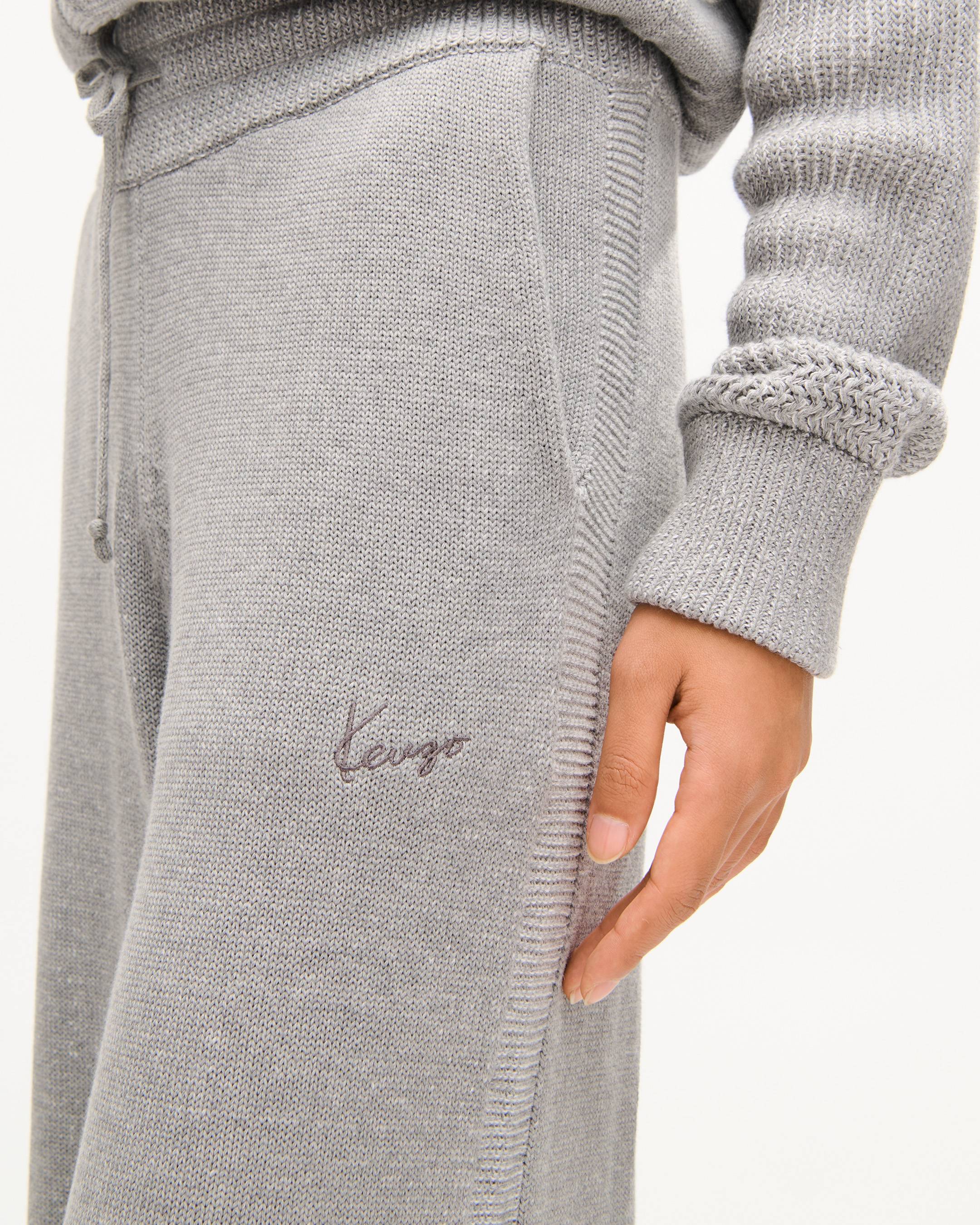 Pantalon 'KENZO Signature' en coton et laine