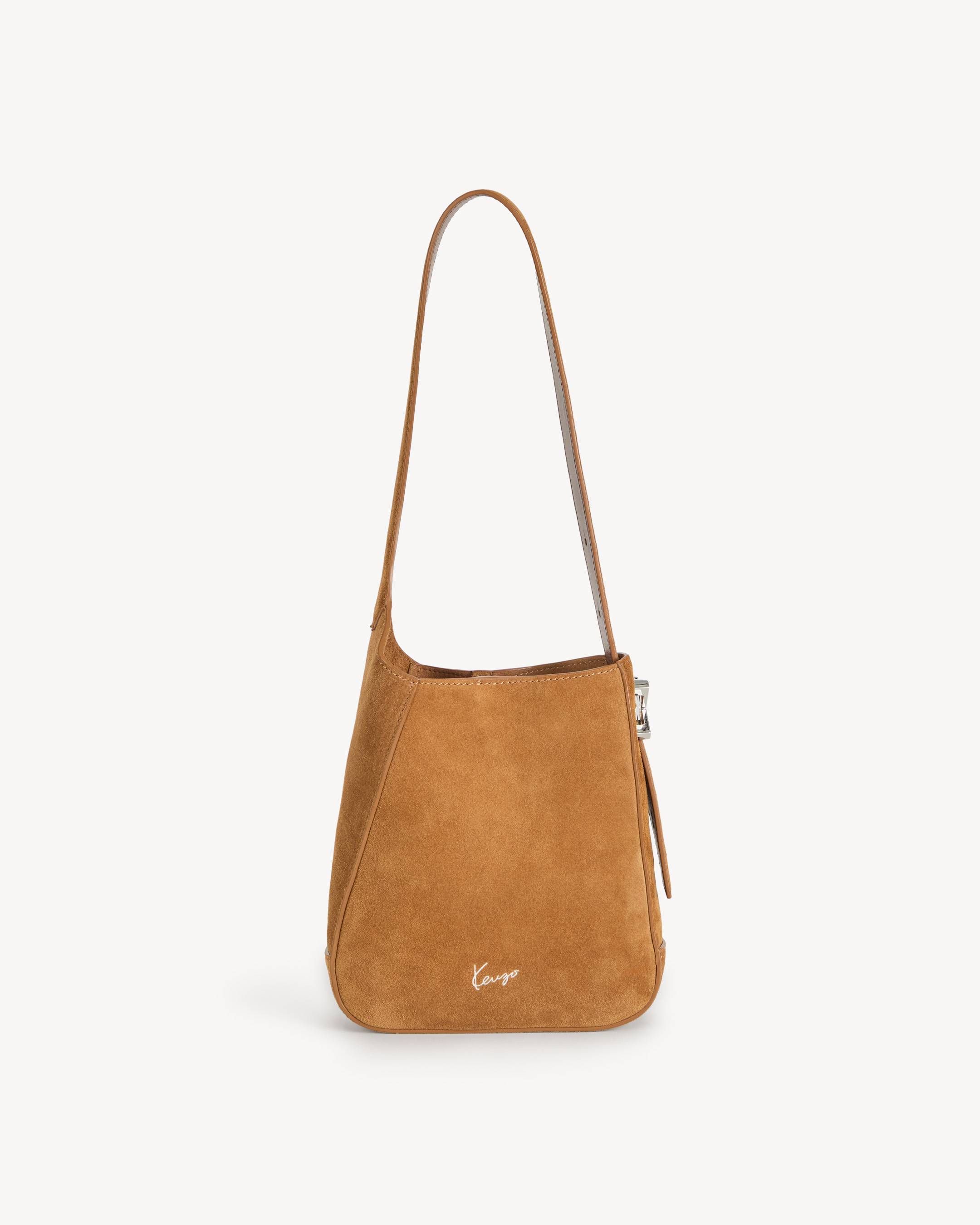 'KENZO Nami' small hobo bag in suede leather