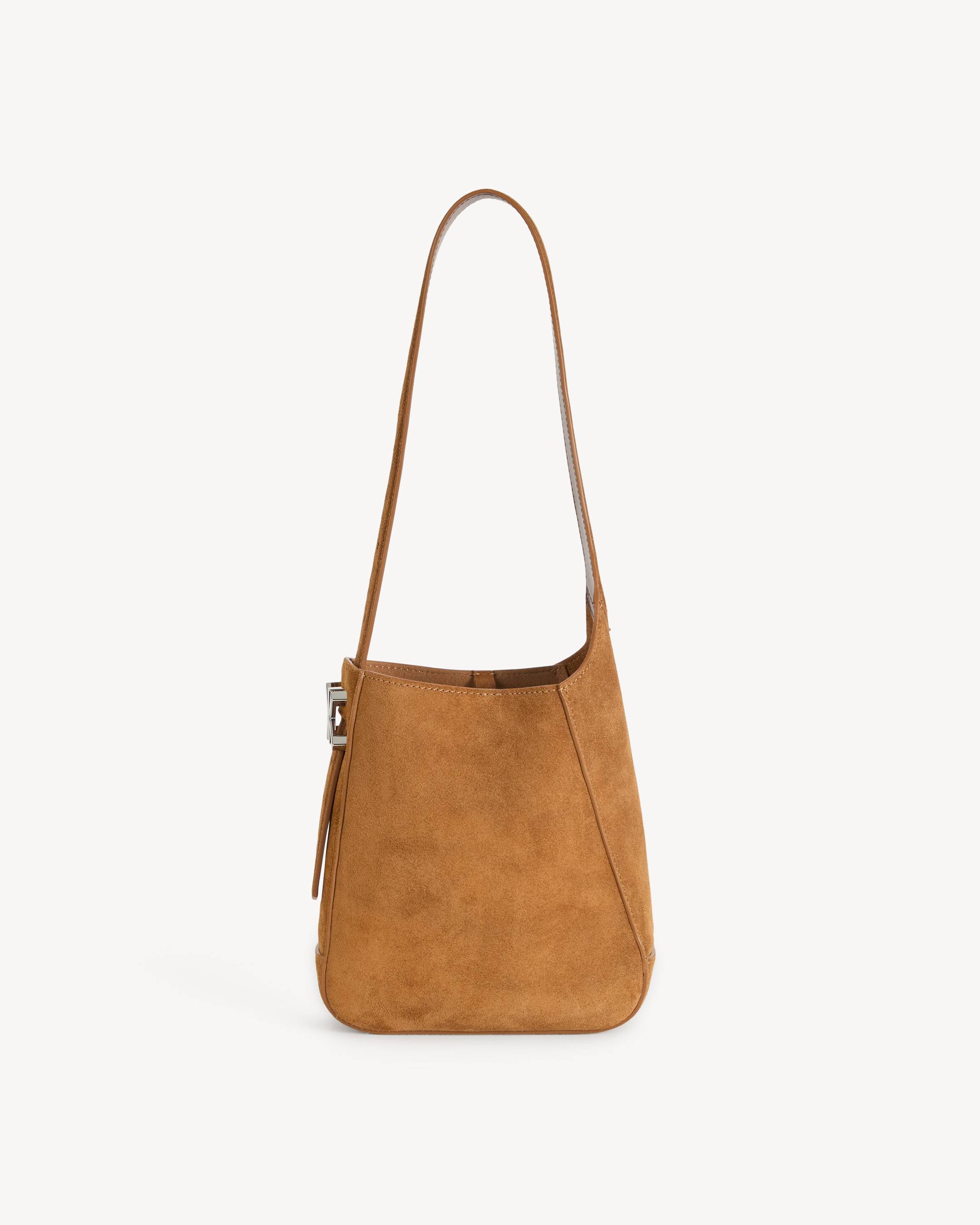 'KENZO Nami' small hobo bag in suede leather