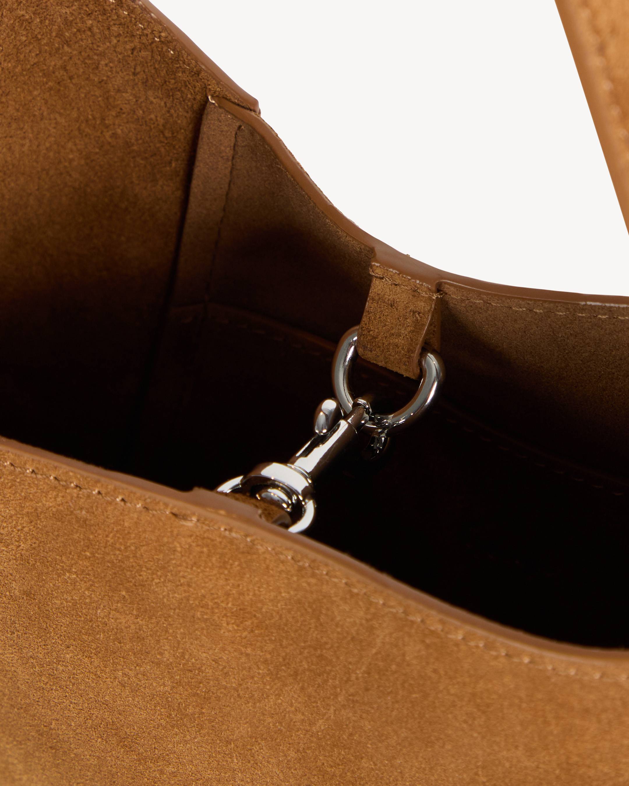 'KENZO Nami' small hobo bag in suede leather