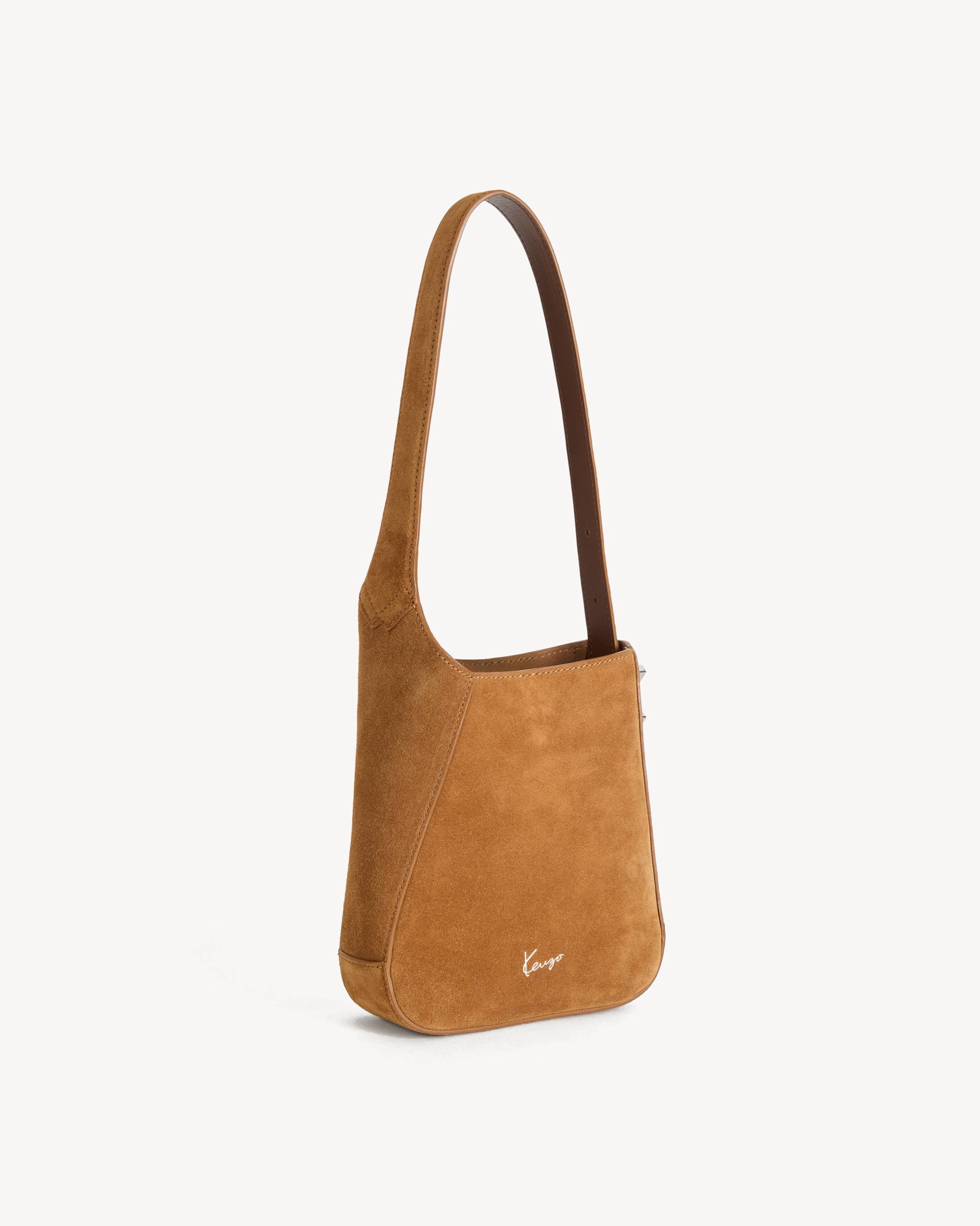 'KENZO Nami' small hobo bag in suede leather