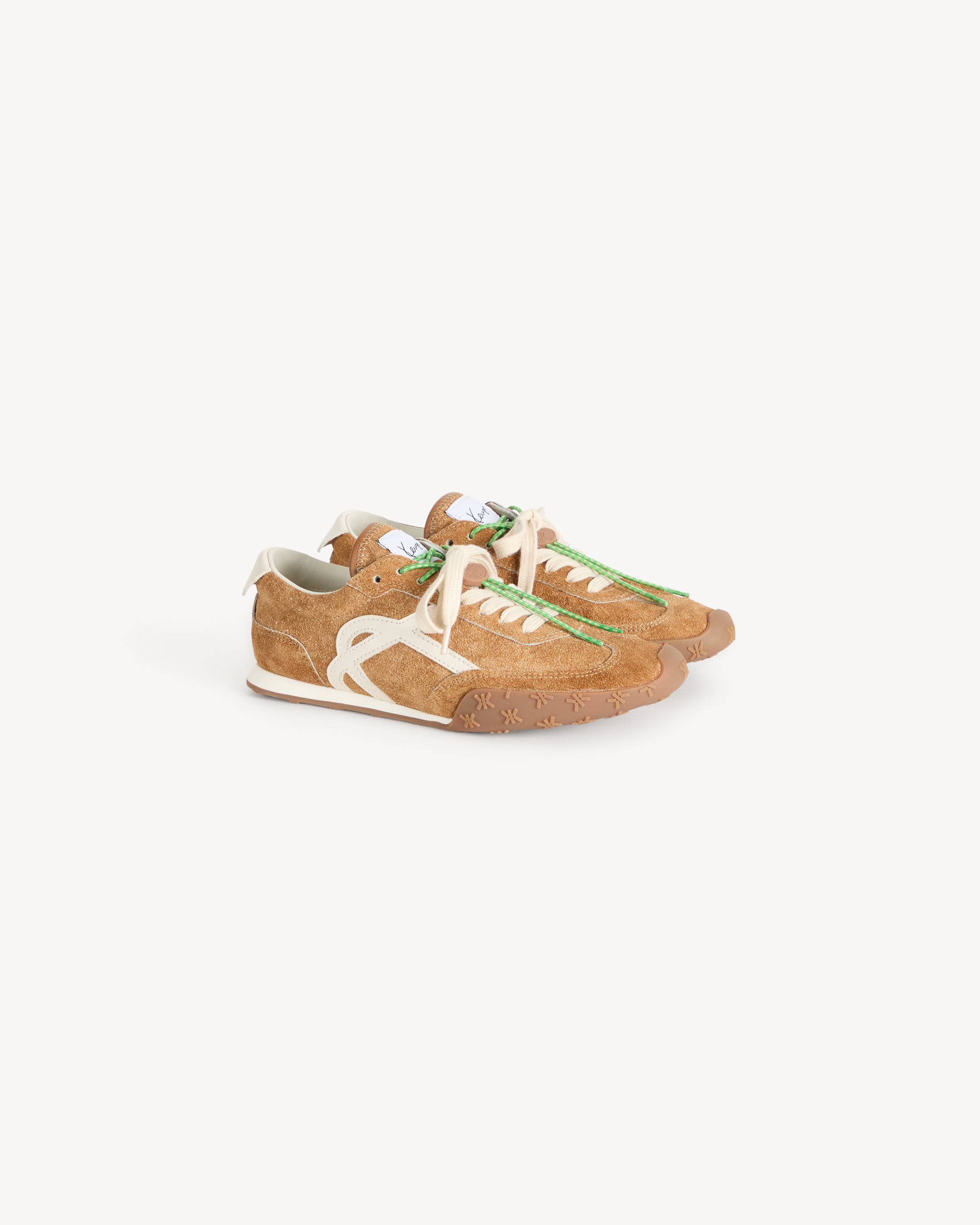 Baskets basses 'Kenzorush' en cuir su&eacute;d&eacute;