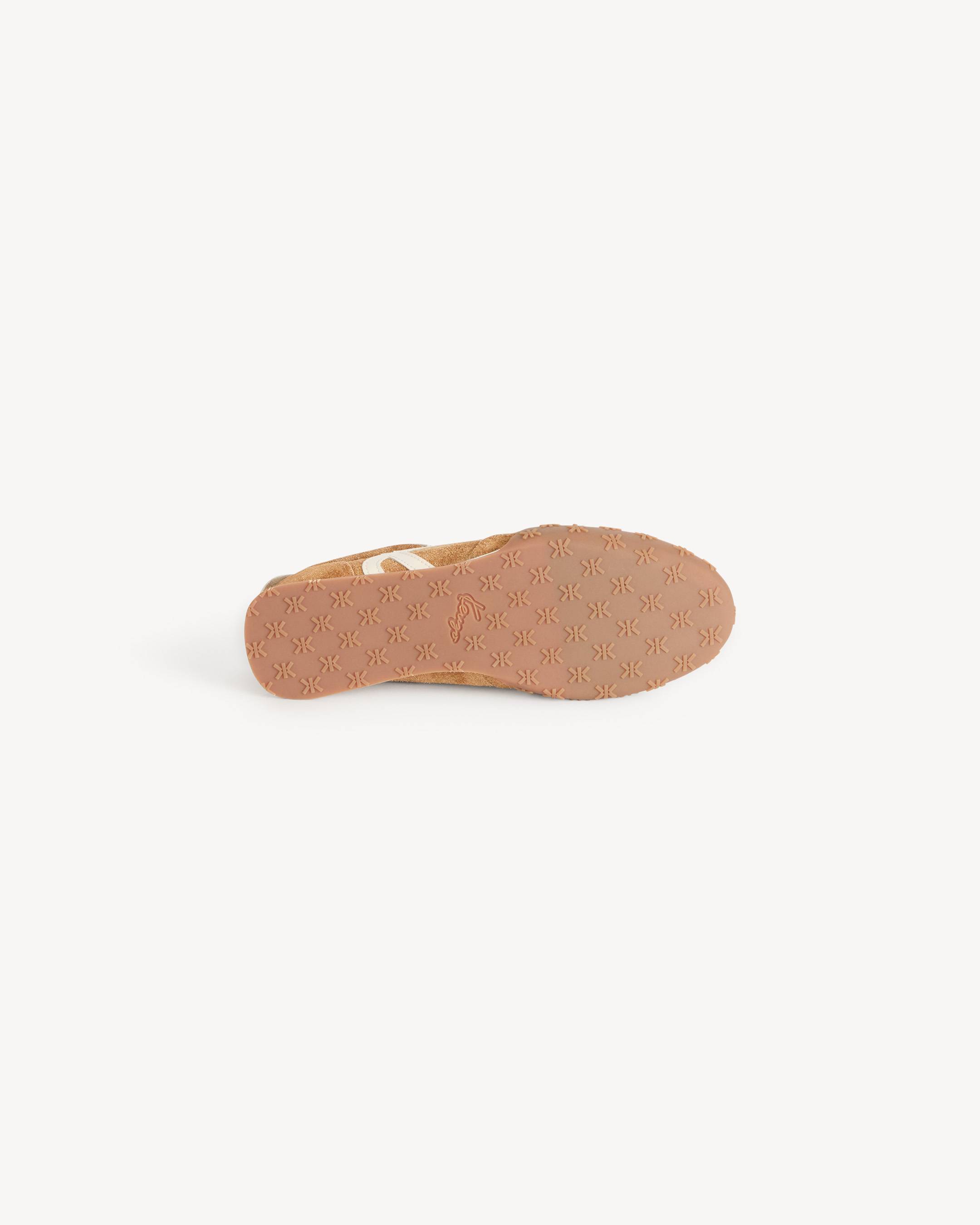 Baskets basses 'Kenzorush' en cuir su&eacute;d&eacute;