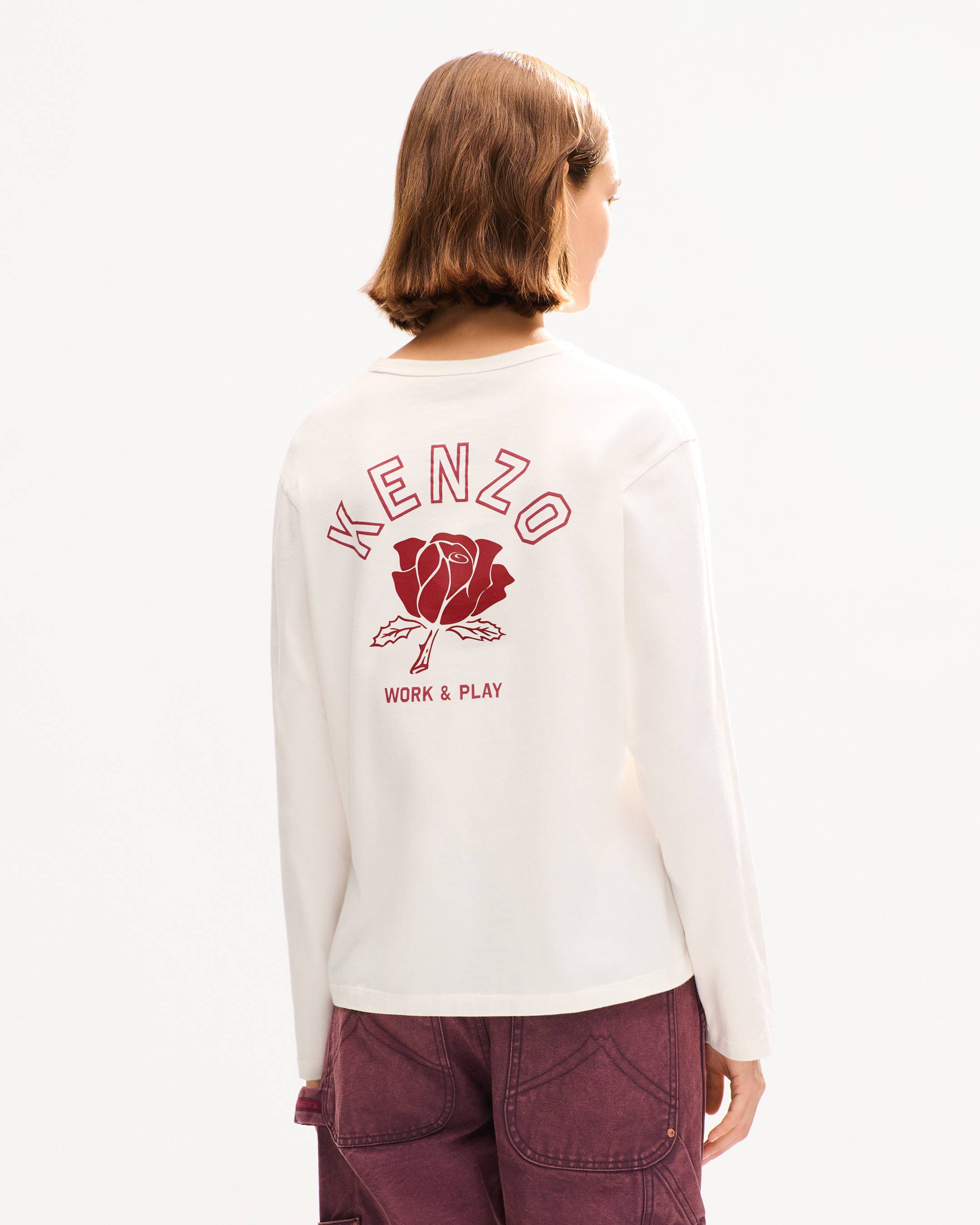 'KENZO Work And Play' long sleeves T-shirt in cotton