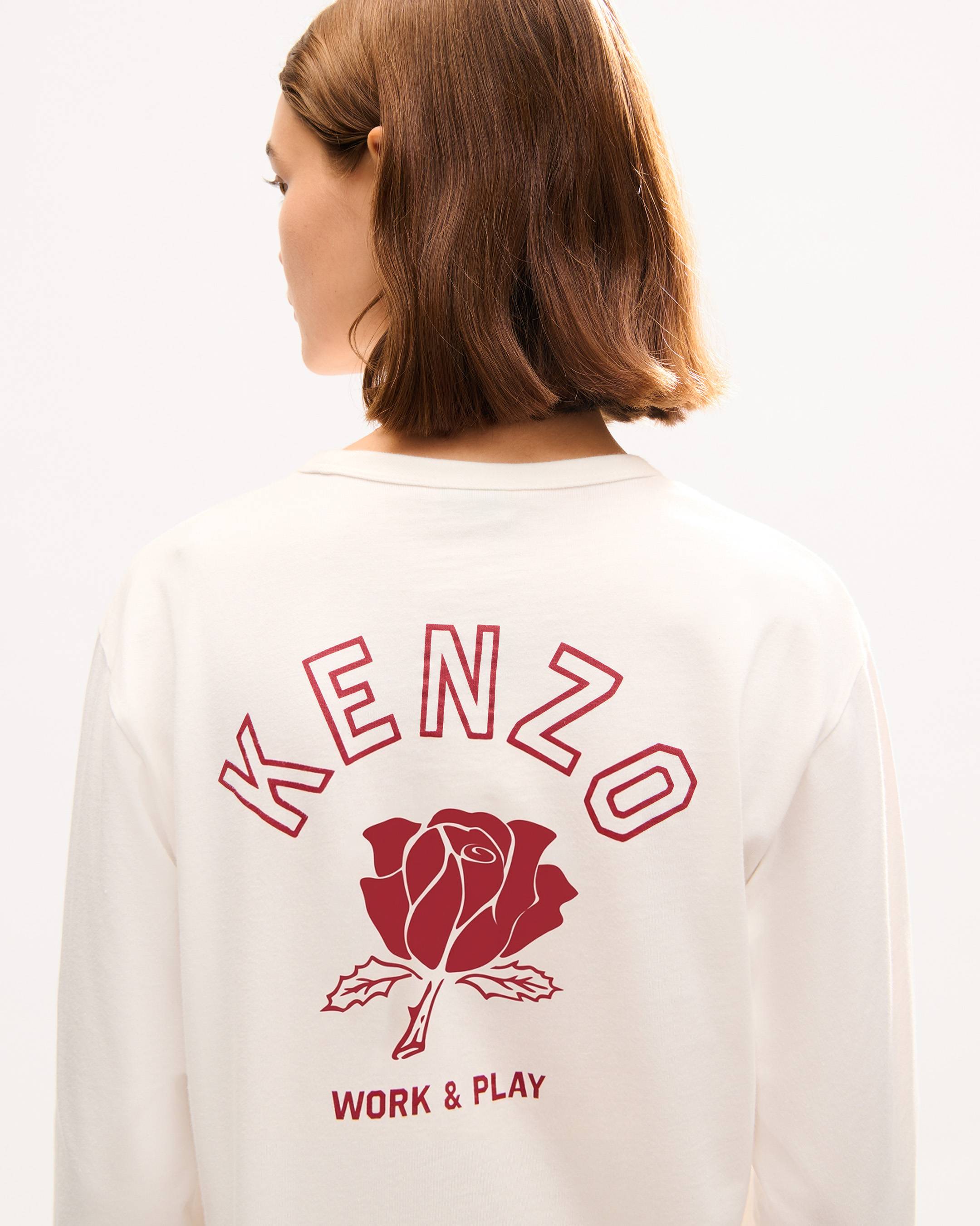 'KENZO Work And Play' long sleeves T-shirt in cotton