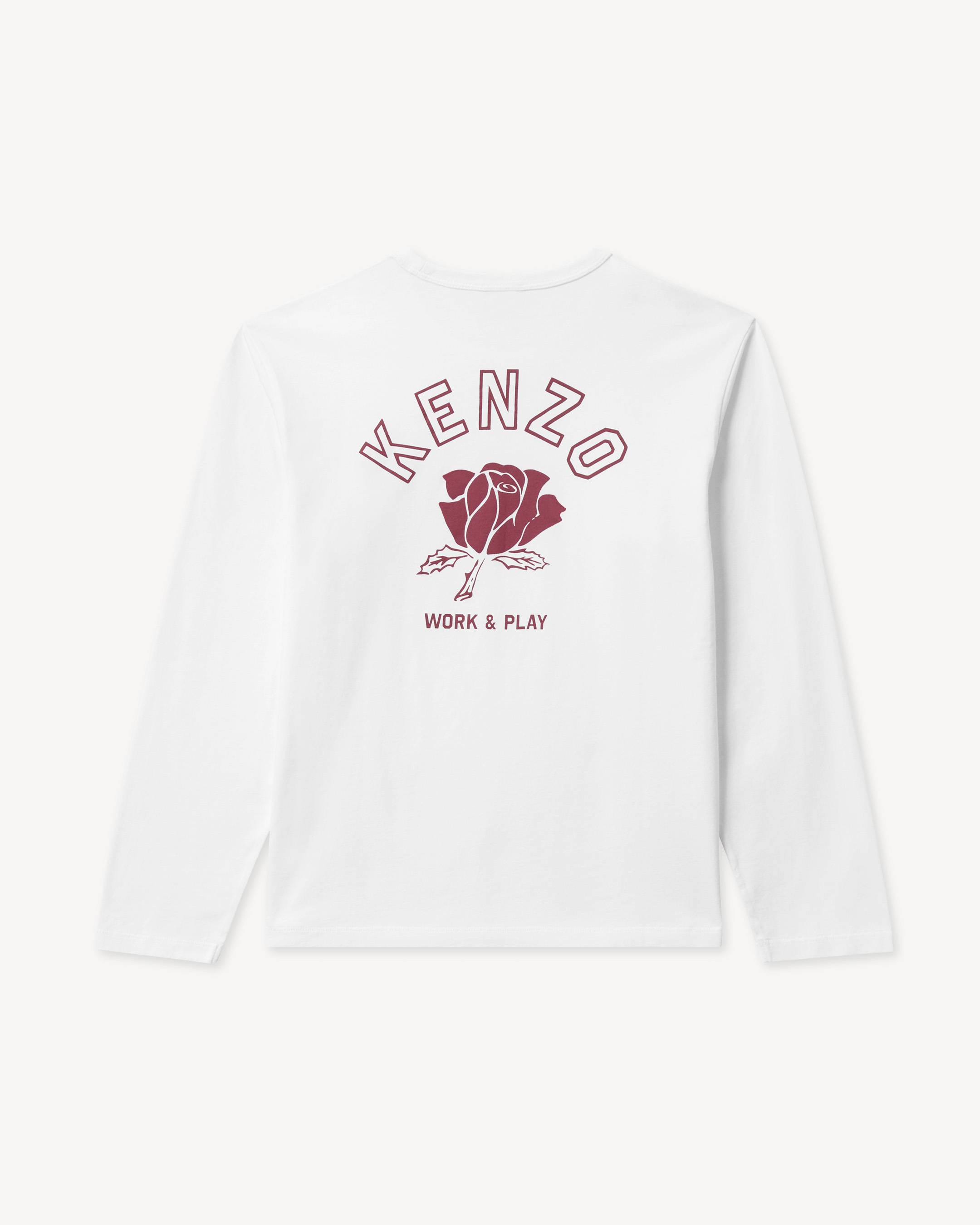 'KENZO Work And Play' long sleeves T-shirt in cotton