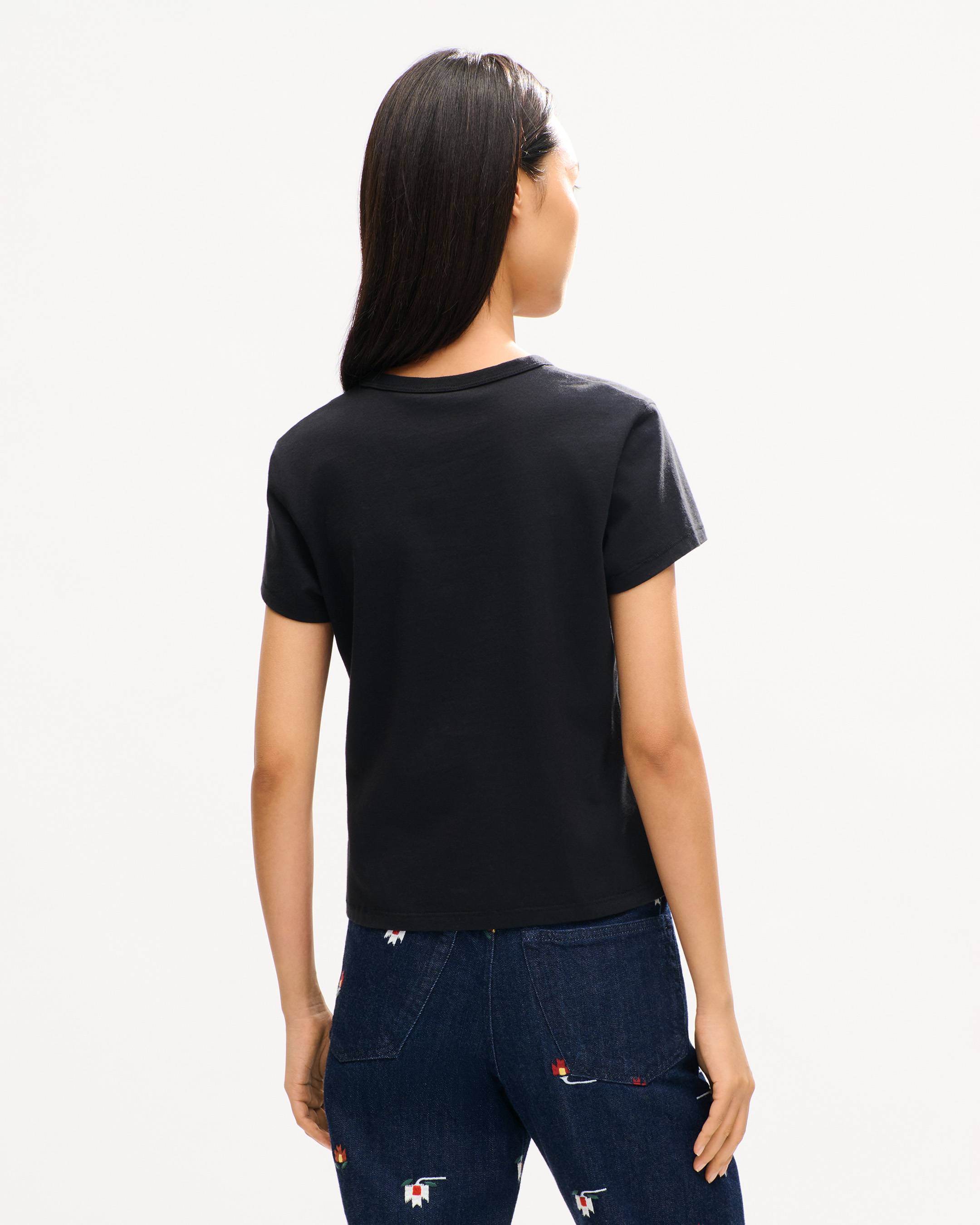 'KENZO Ikat Flower' embroidered T-shirt in cotton