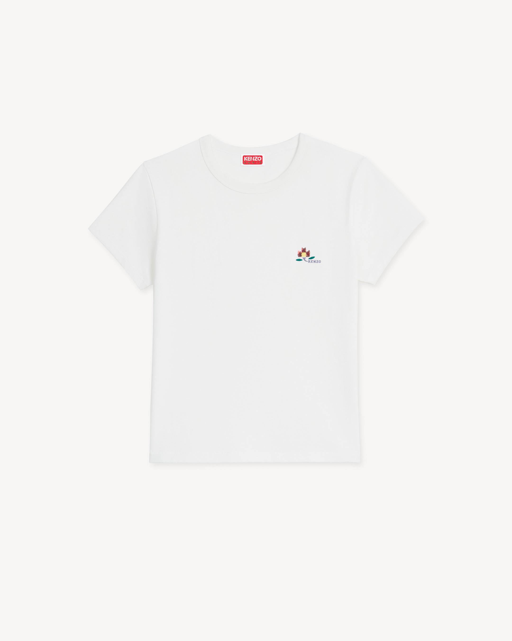 'KENZO Ikat Flower' embroidered T-shirt in cotton