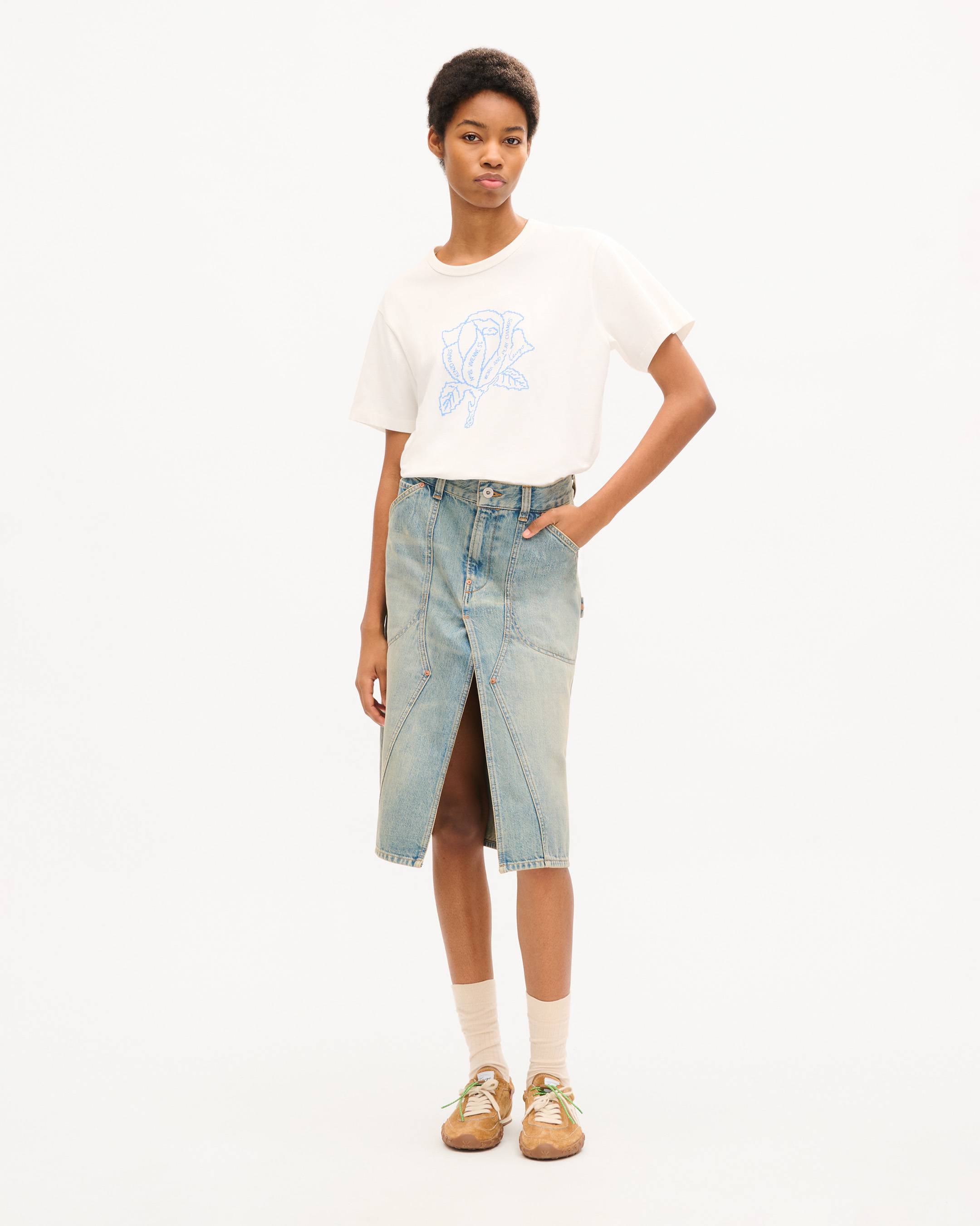 'KENZO Work And Play' embroidered T-shirt in cotton