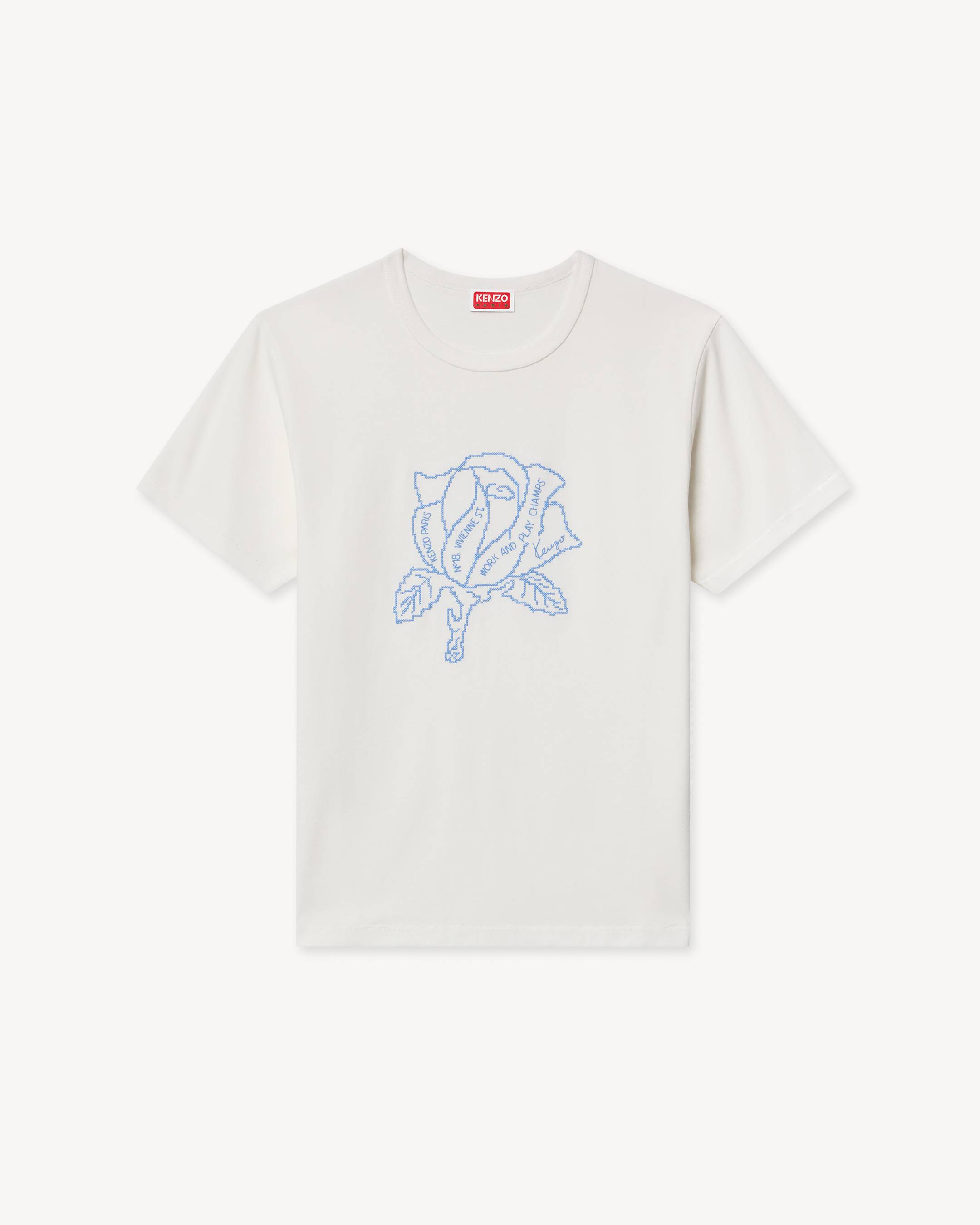 'KENZO Work And Play' embroidered T-shirt in cotton
