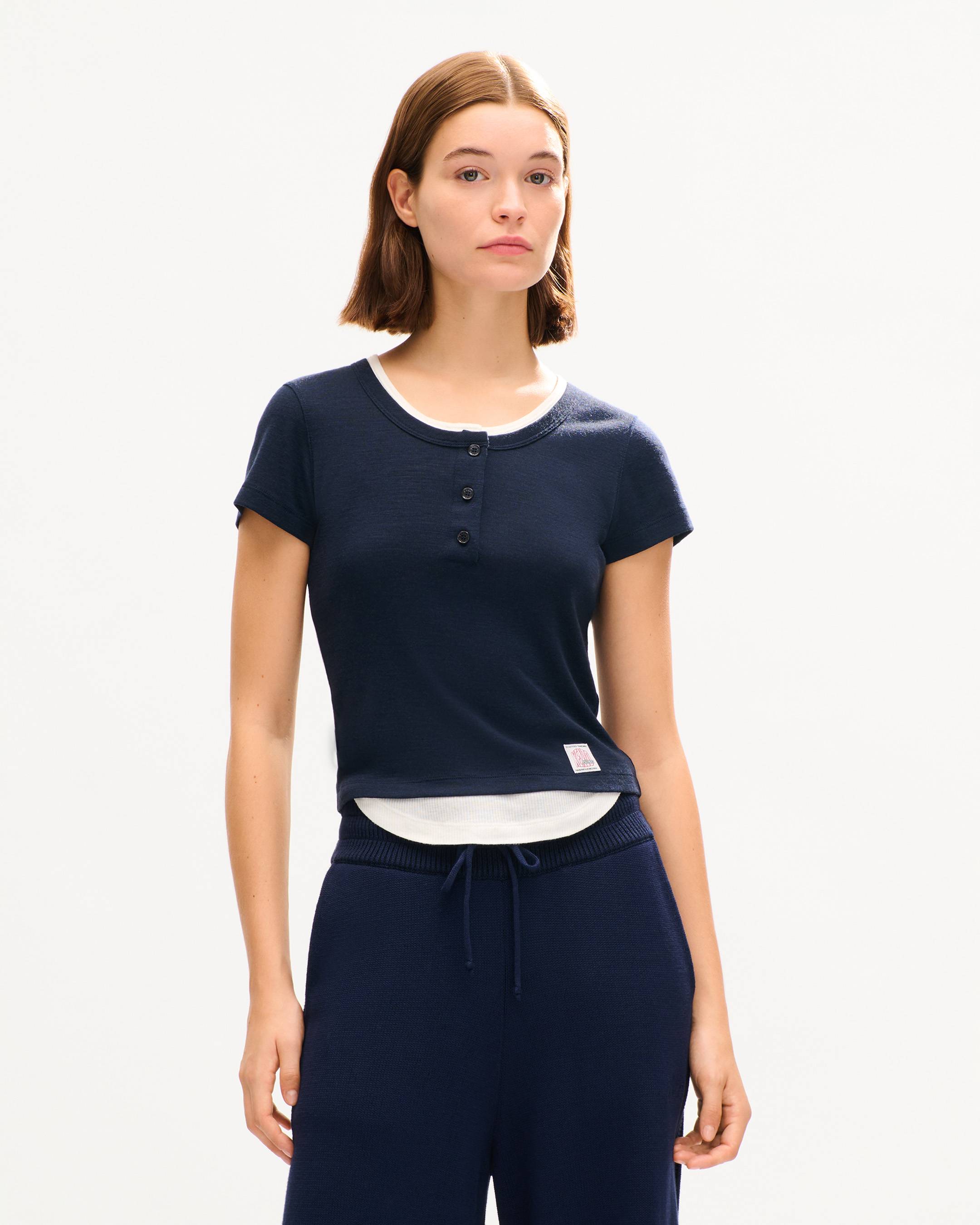 KENZO ウール ダブルレイヤー Tシャツ
