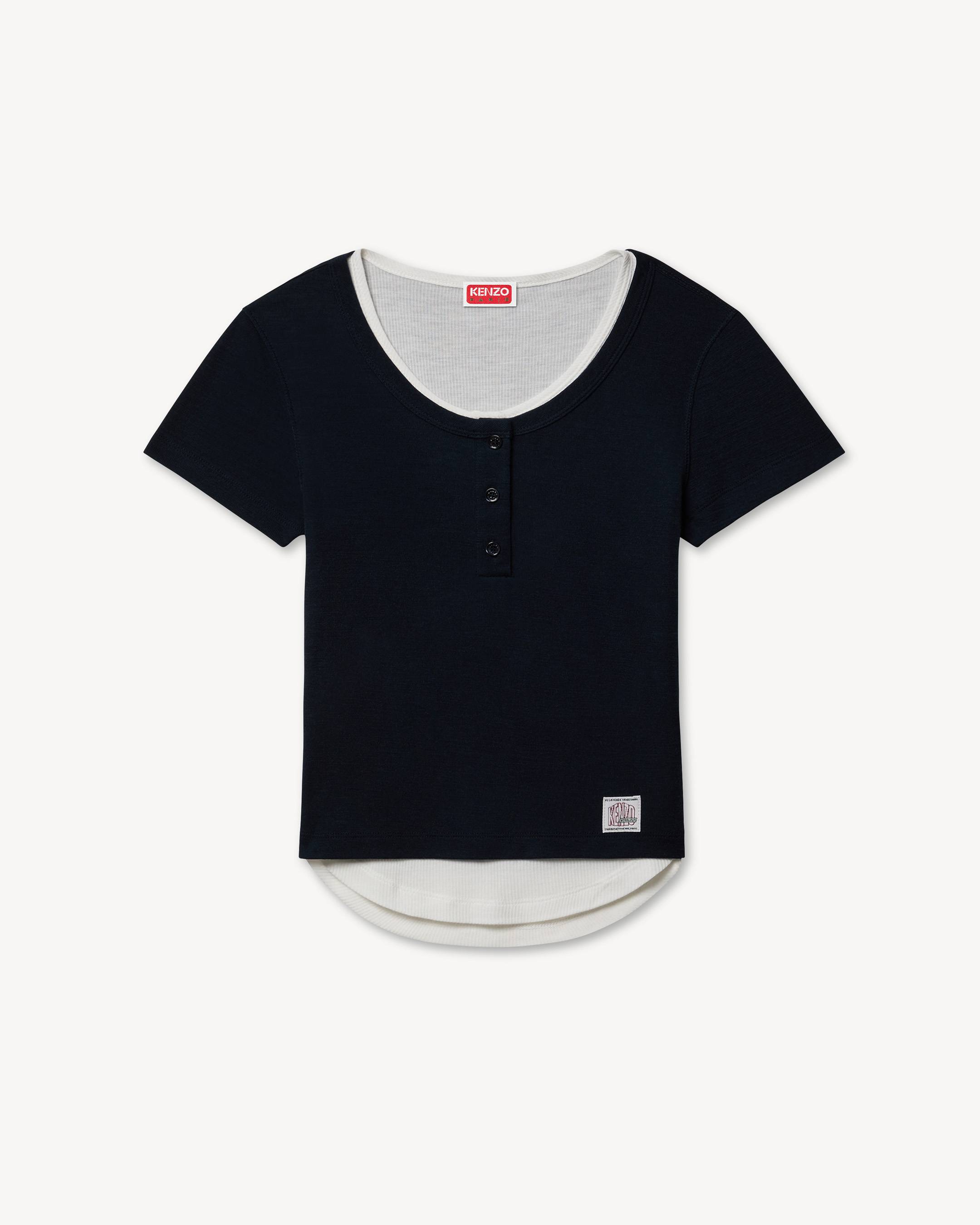 KENZO ウール ダブルレイヤー Tシャツ