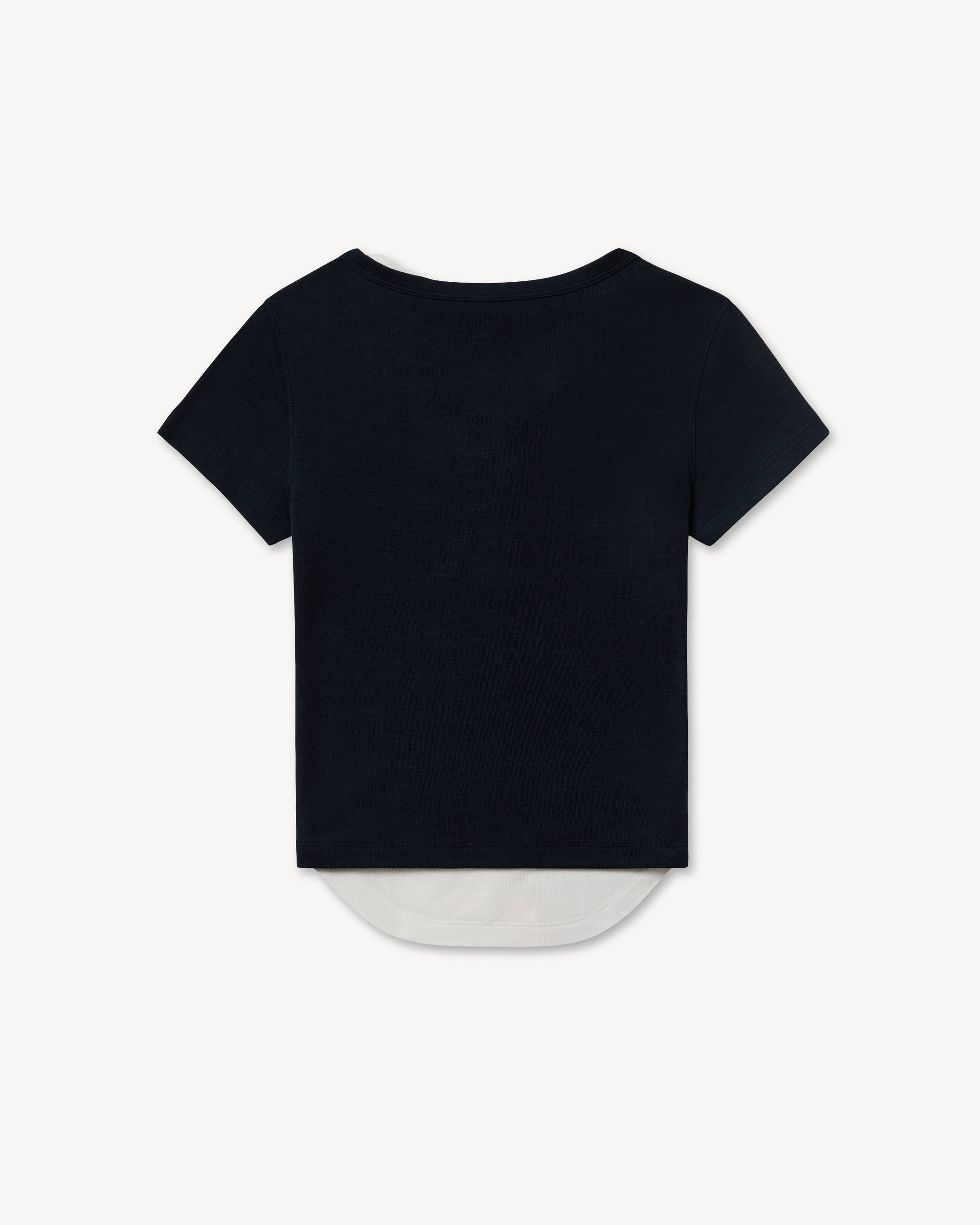 KENZO ウール ダブルレイヤー Tシャツ