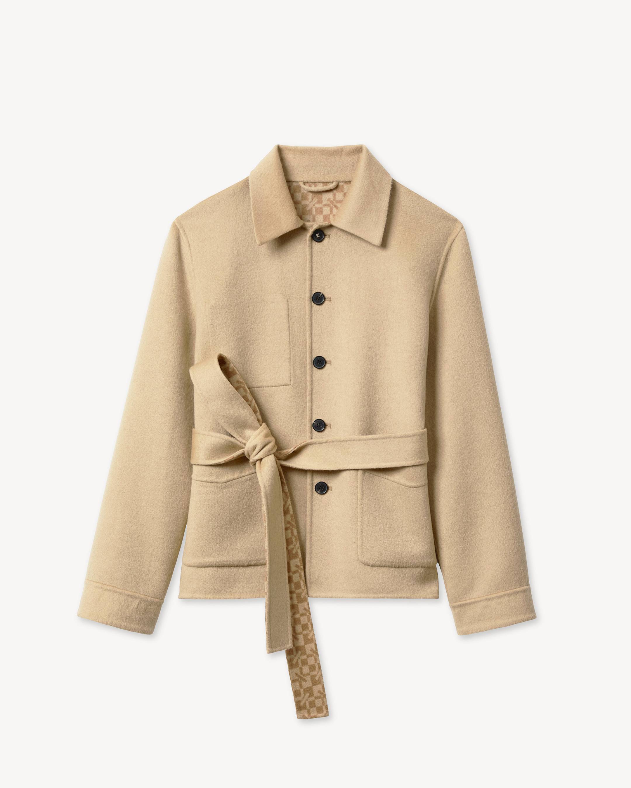 Veste workwear double face en laine