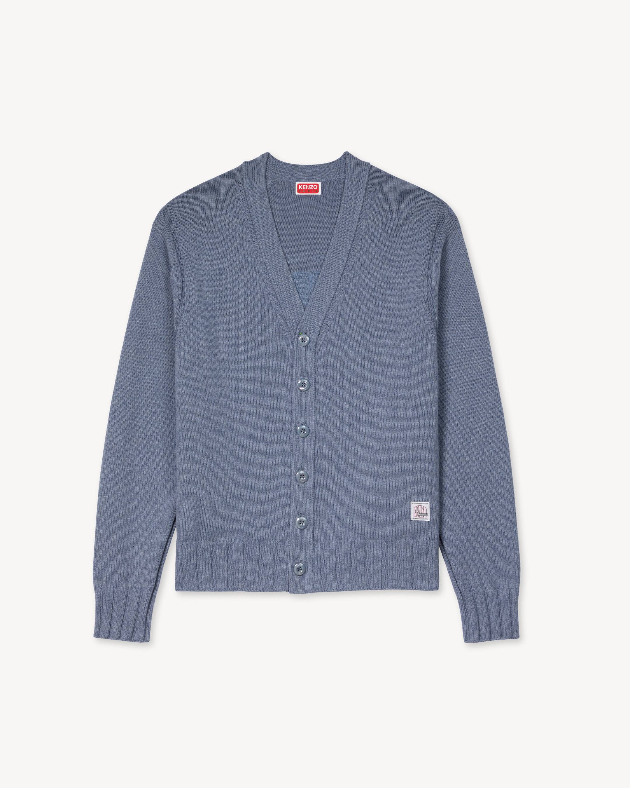 'KENZO Work And Play' cardigan in wool and cotton