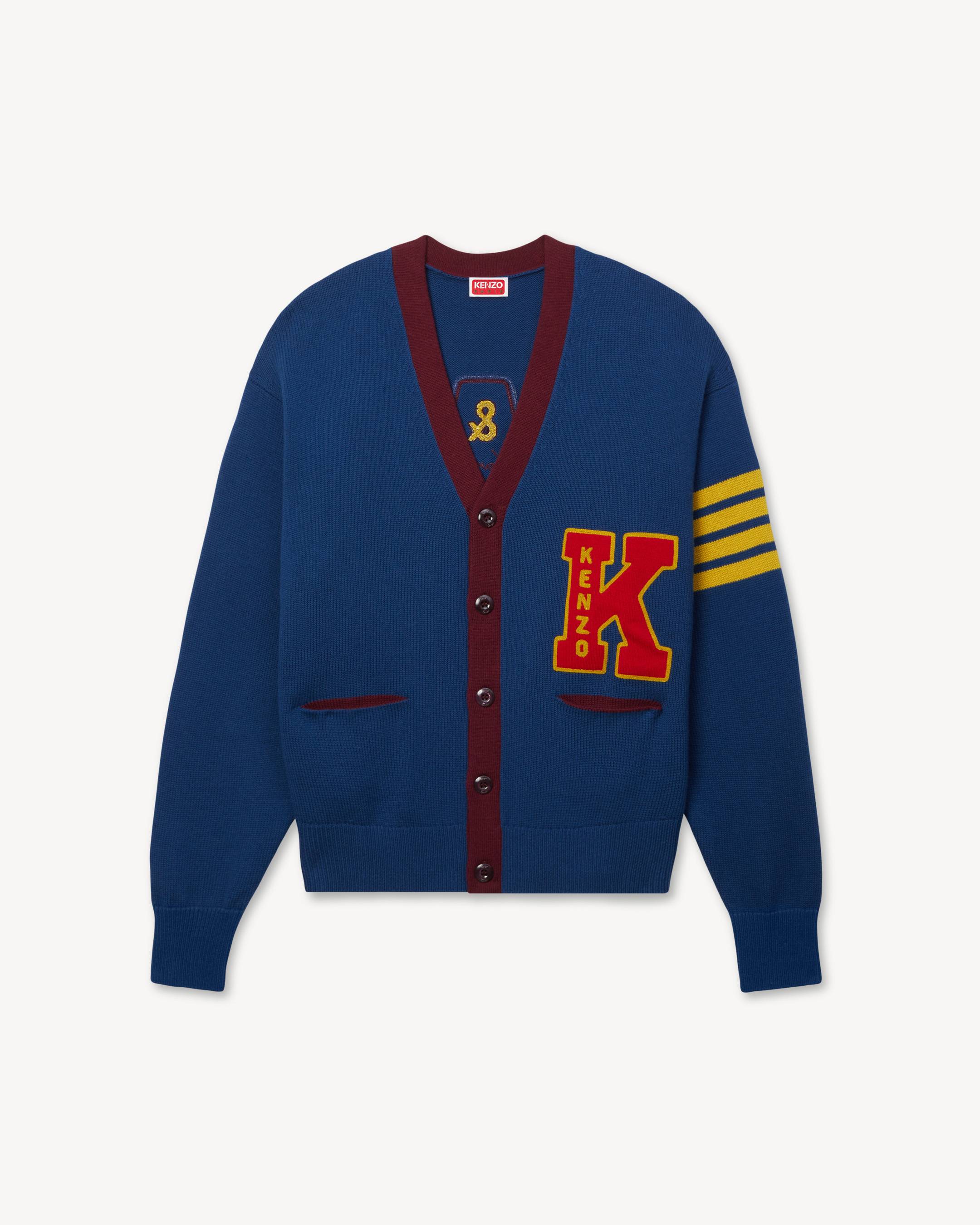 'KENZO Work And Play' cardigan in wool and cotton