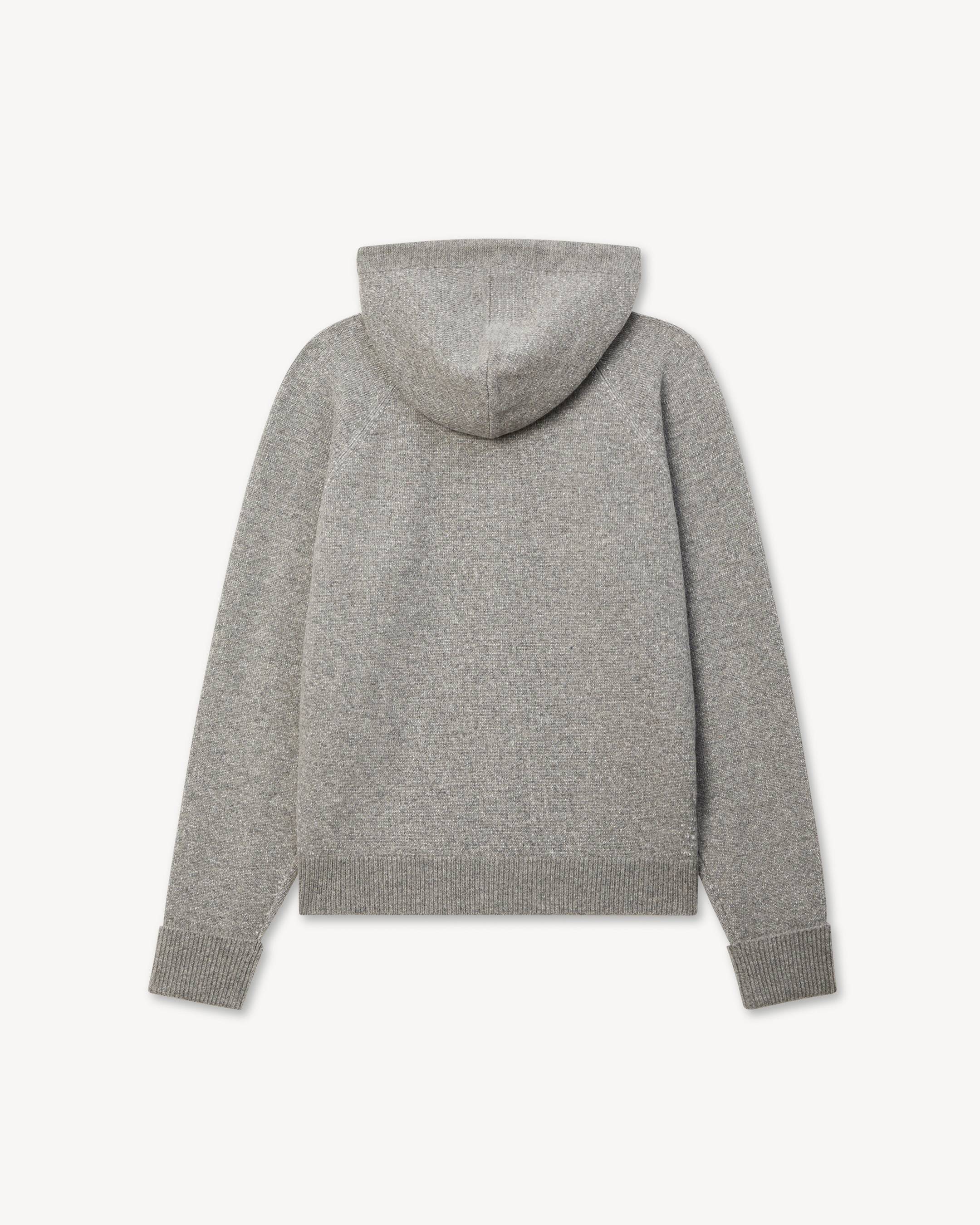Felpa con cappuccio e cerniera in lana 'KENZO Signature'