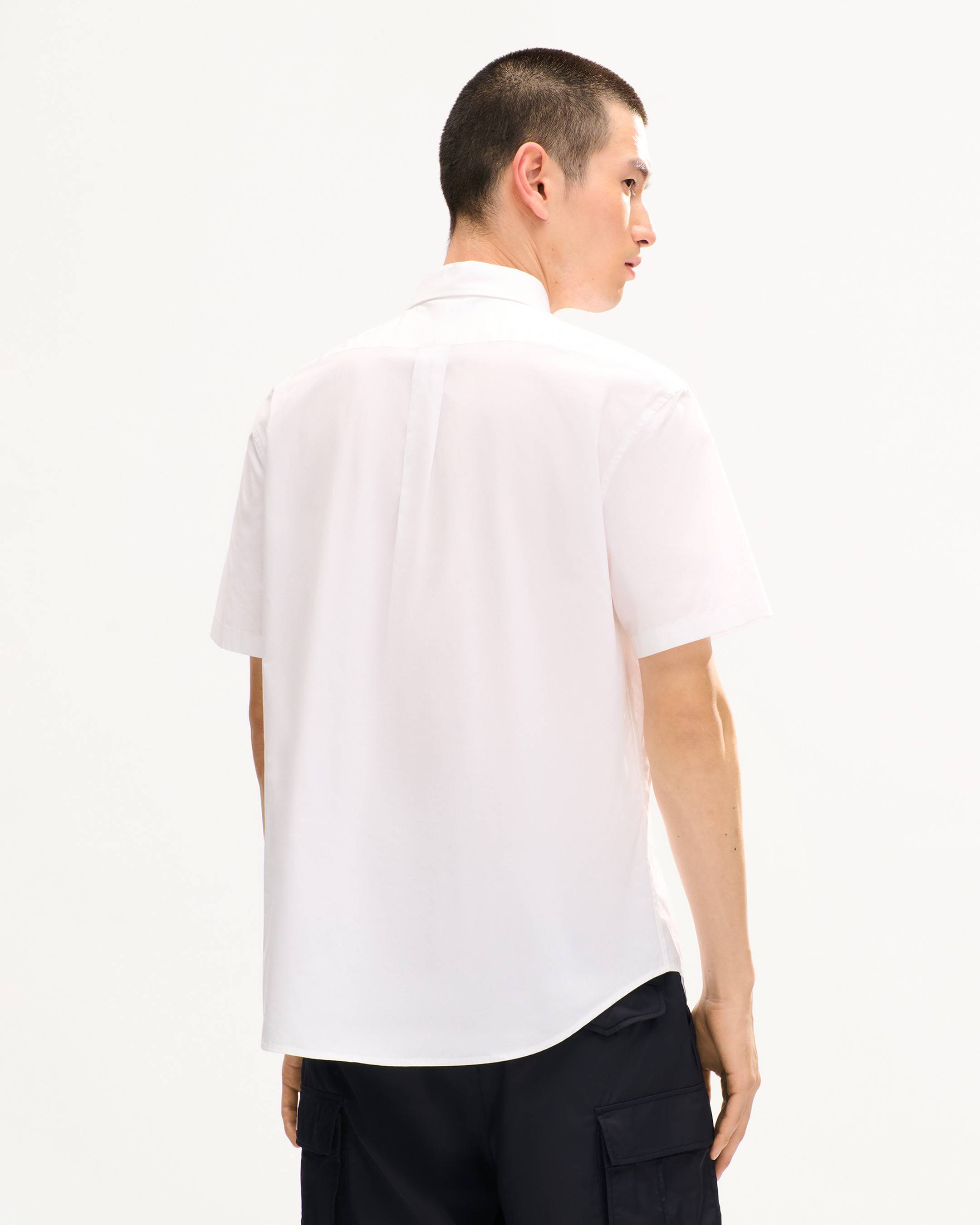 Camicia casual a maniche corte in cotone 'KENZO Signature'